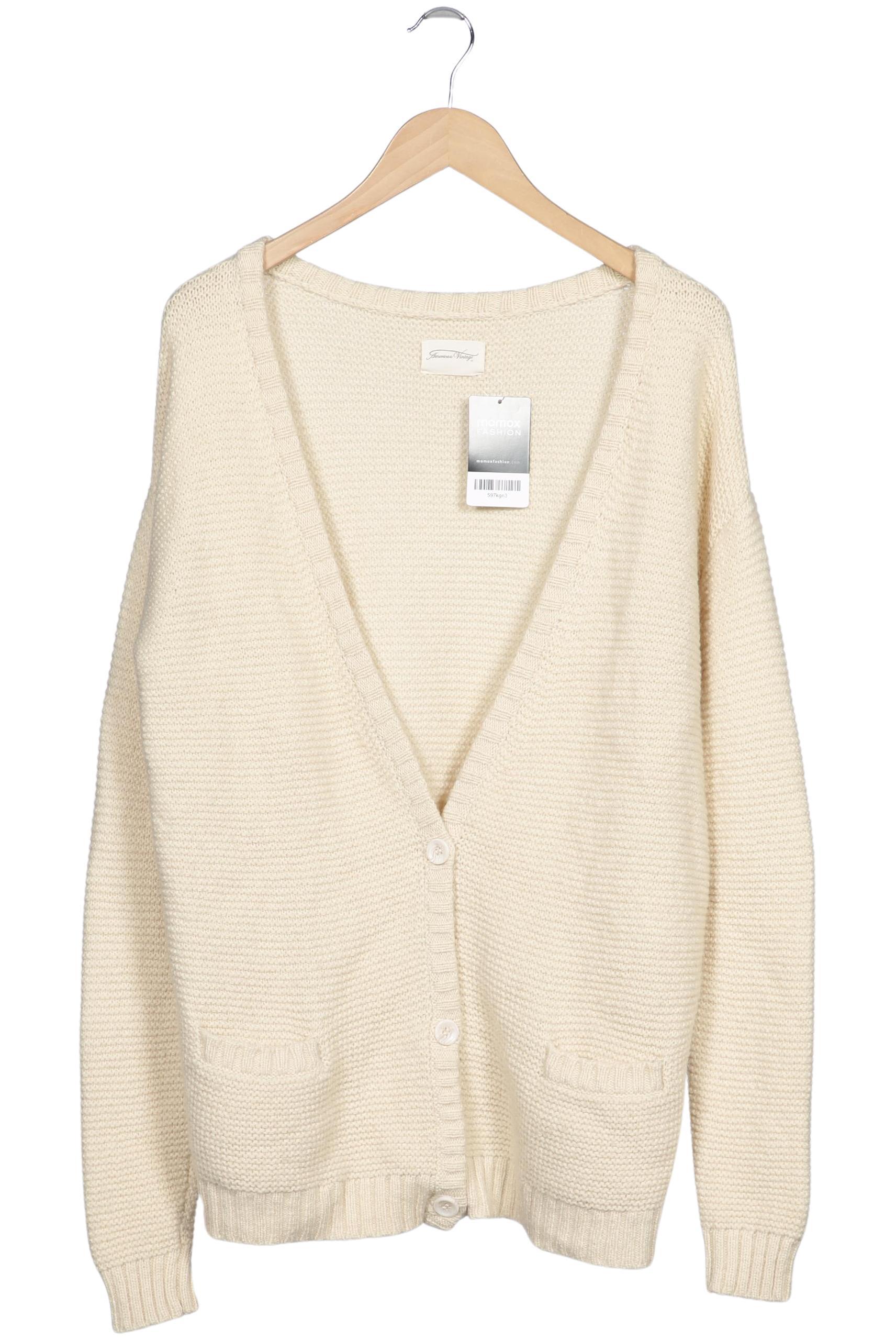 

American Vintage Damen Strickjacke, cremeweiß, Gr. 36