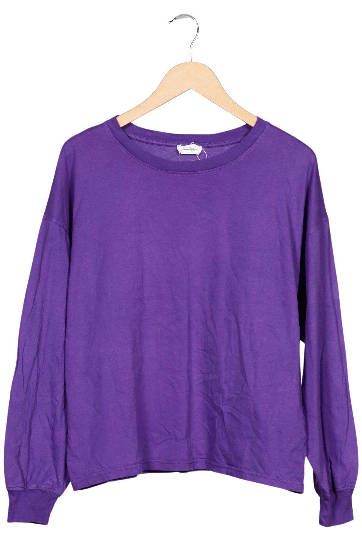 

American Vintage Damen Langarmshirt, flieder, Gr. 34