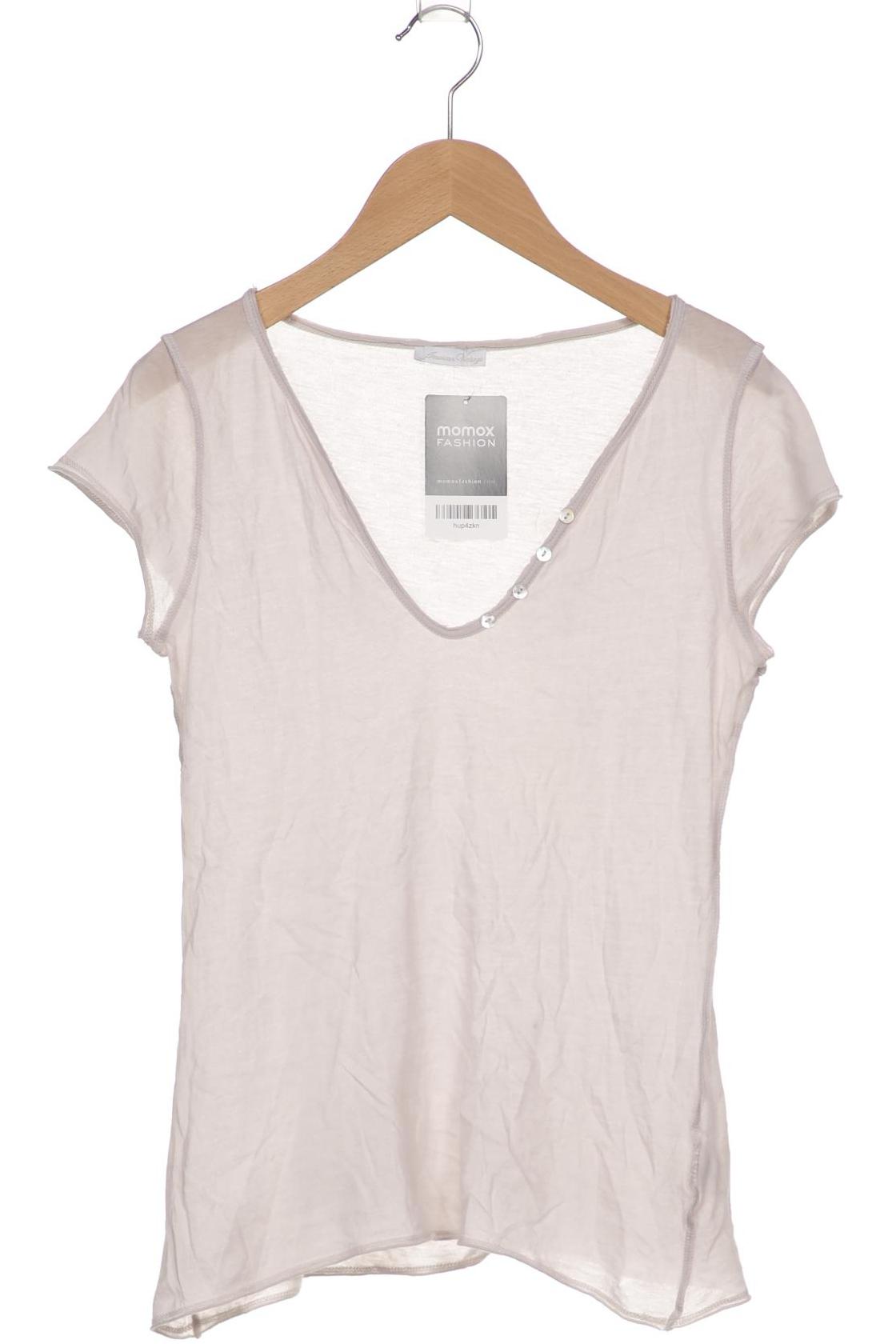 

American Vintage Damen T-Shirt, cremeweiß