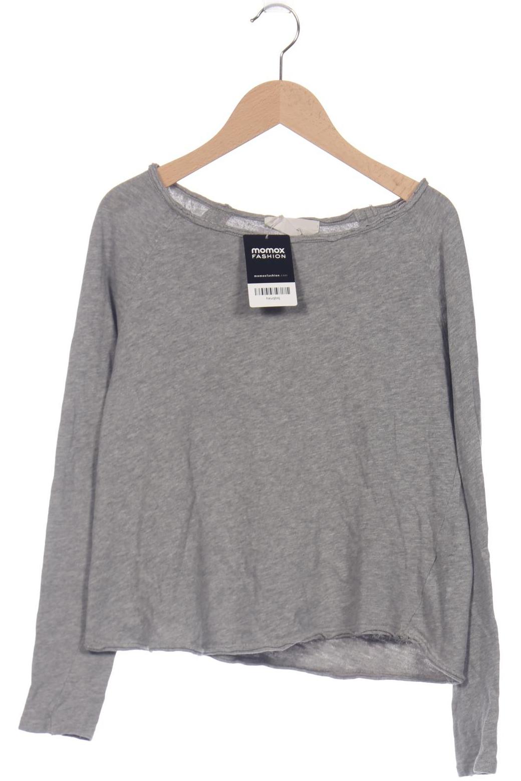 

American Vintage Damen Langarmshirt, grau, Gr. 36