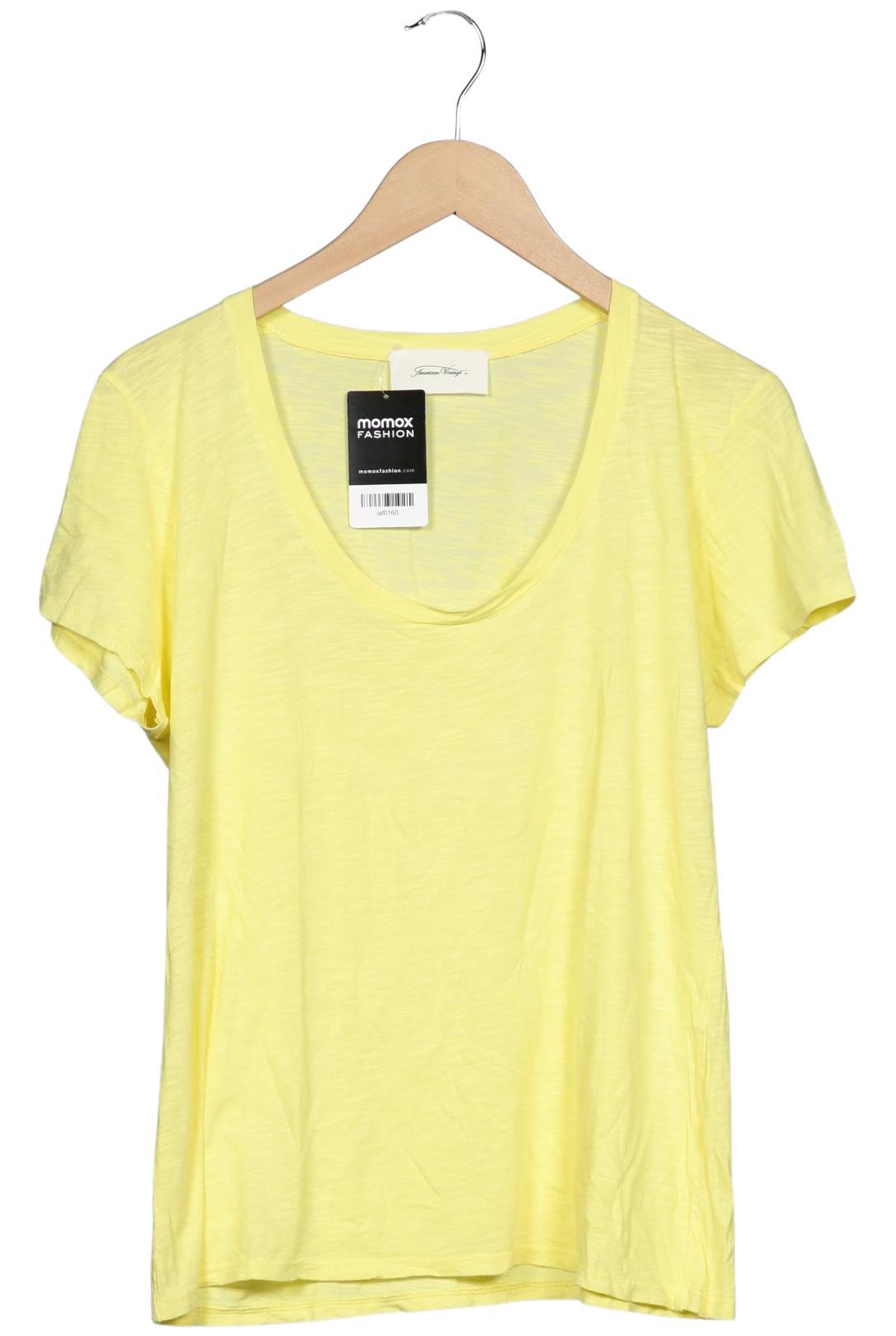 

American Vintage Damen T-Shirt, gelb, Gr. 38
