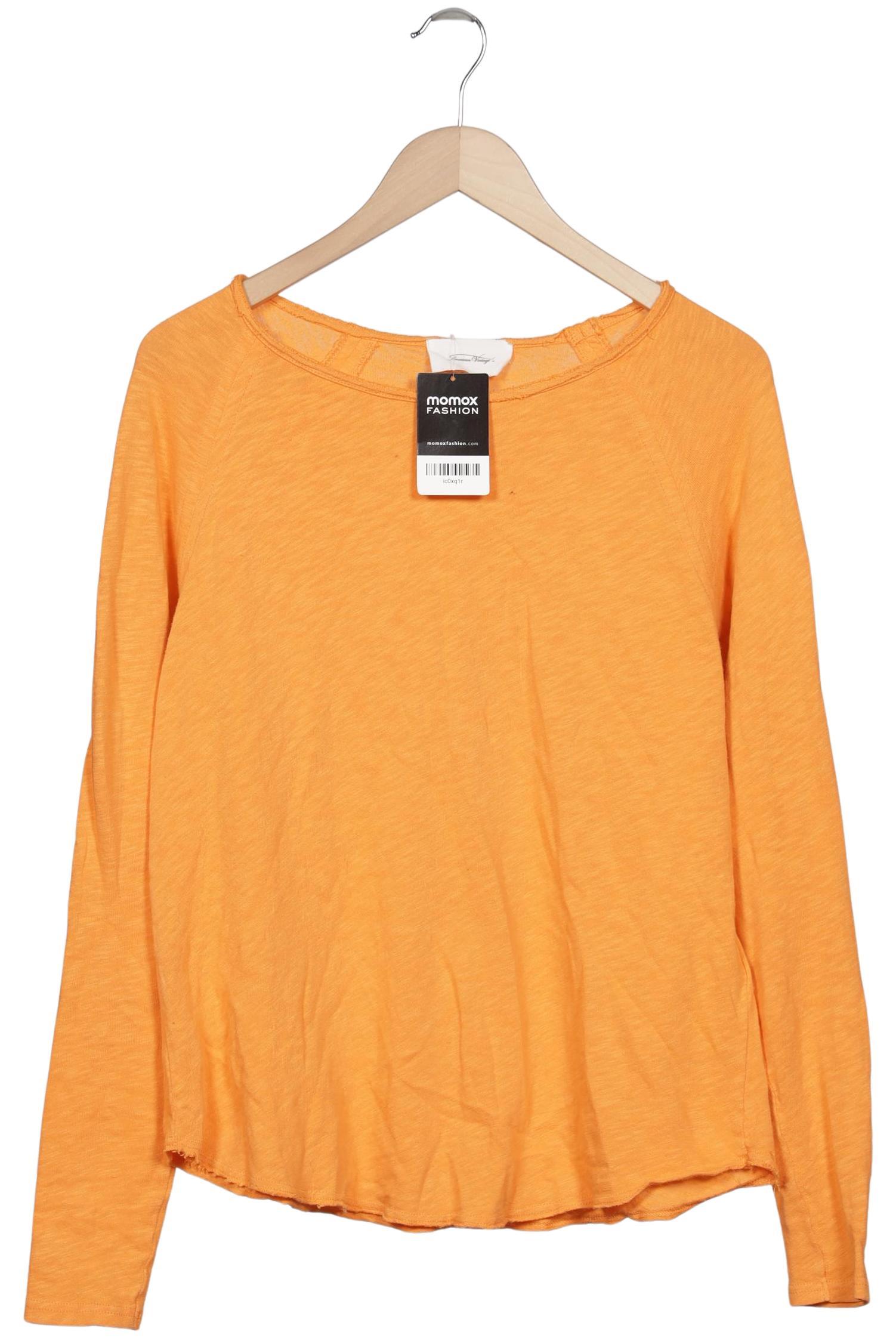 

American Vintage Damen Langarmshirt, orange, Gr. 38