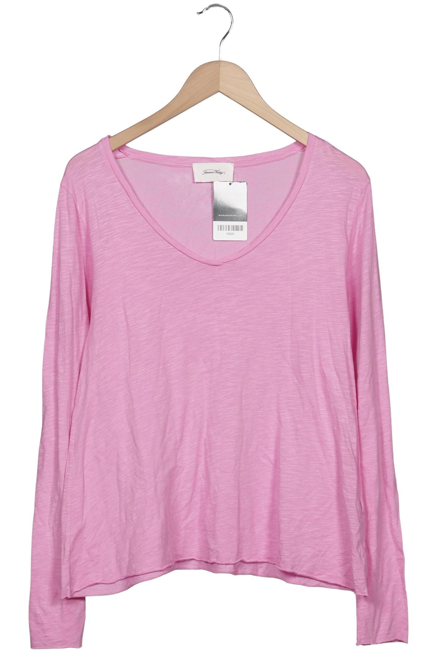 

American Vintage Damen Langarmshirt, pink, Gr. 42