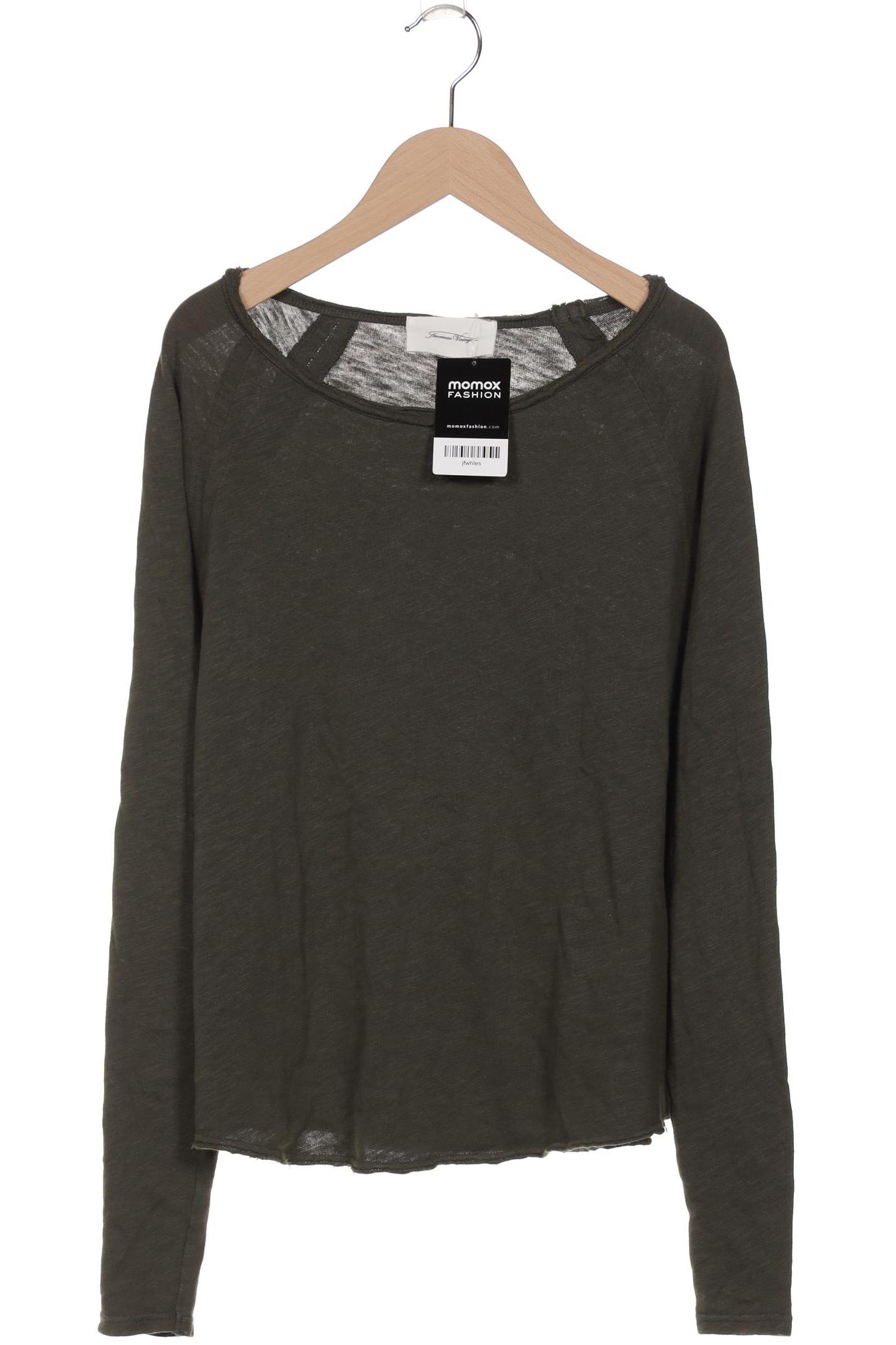 

American Vintage Damen Langarmshirt, grün, Gr. 36