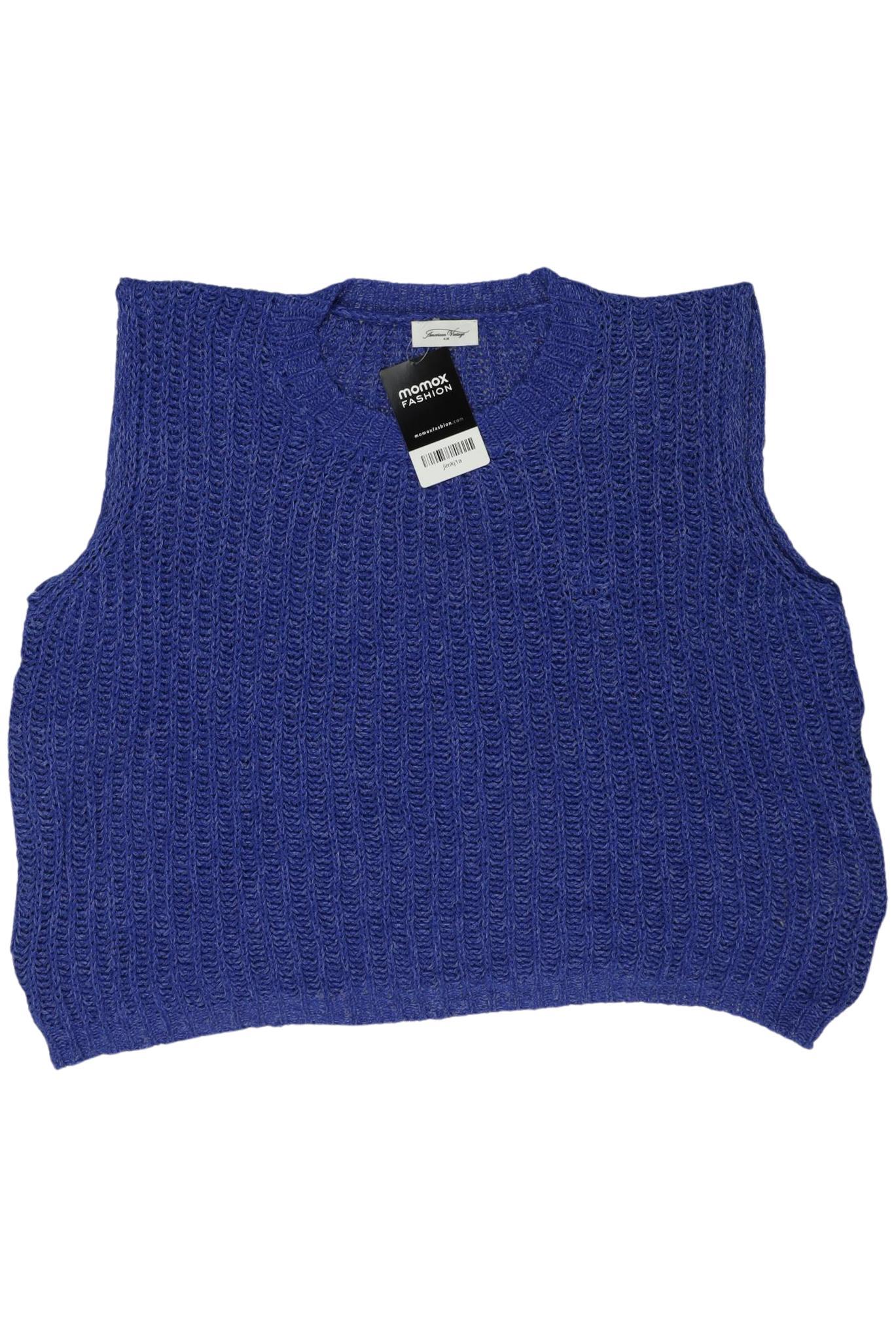 

American Vintage Damen Pullover, blau, Gr. 38