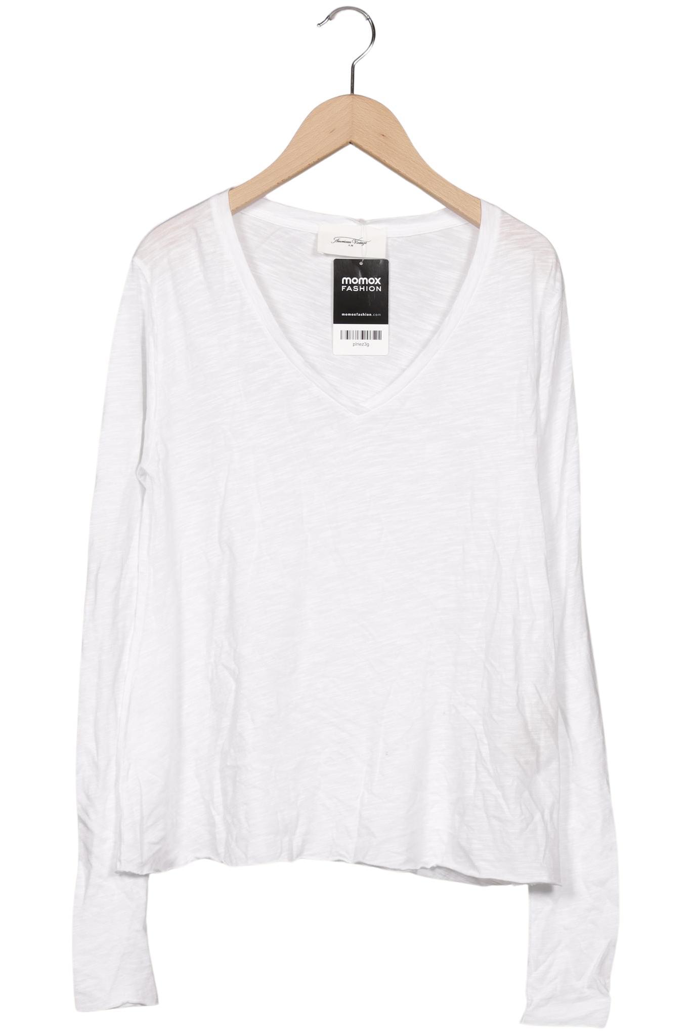 

American Vintage Damen Langarmshirt, weiß, Gr. 34