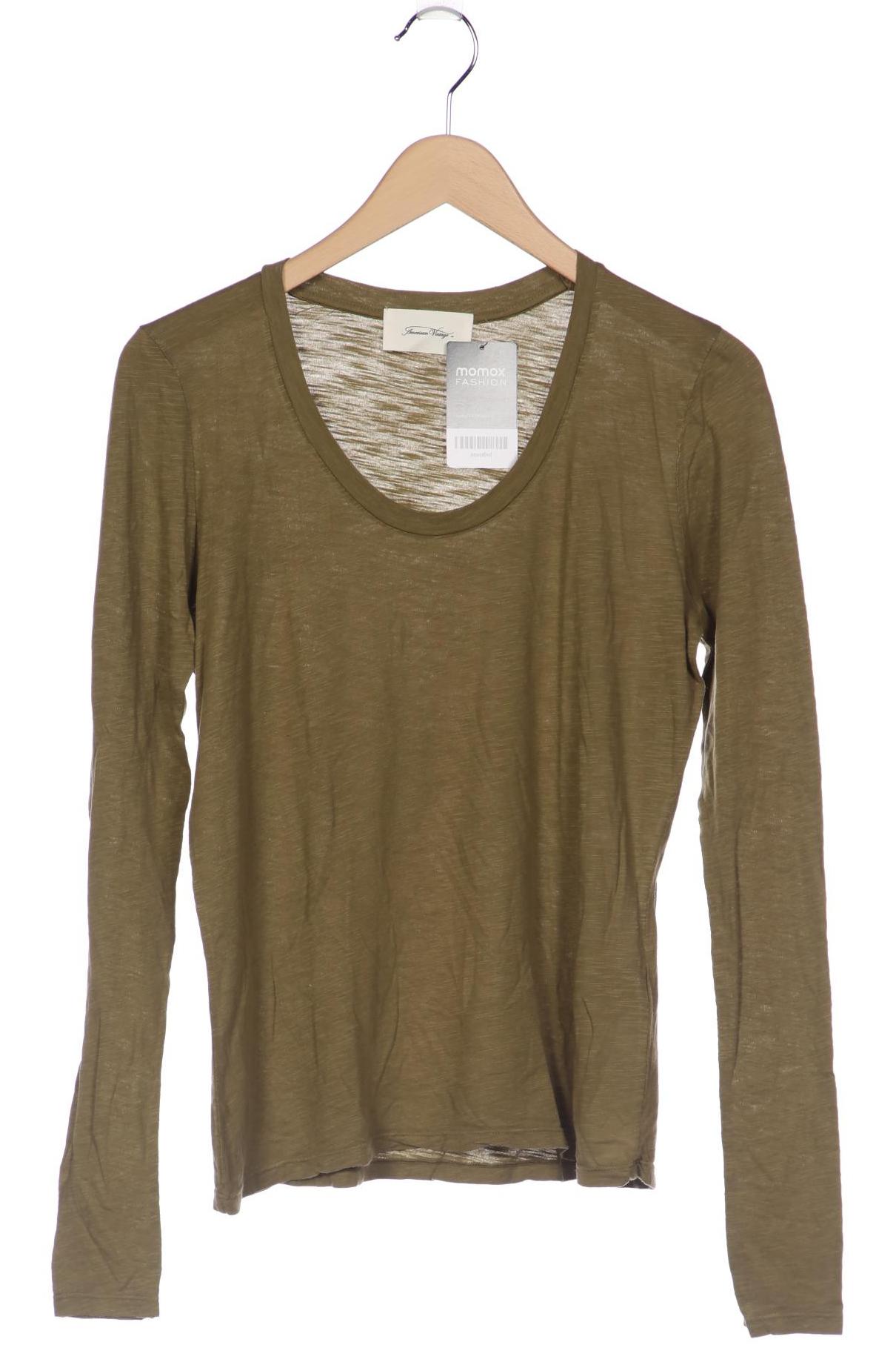 

American Vintage Damen Langarmshirt, grün, Gr. 38