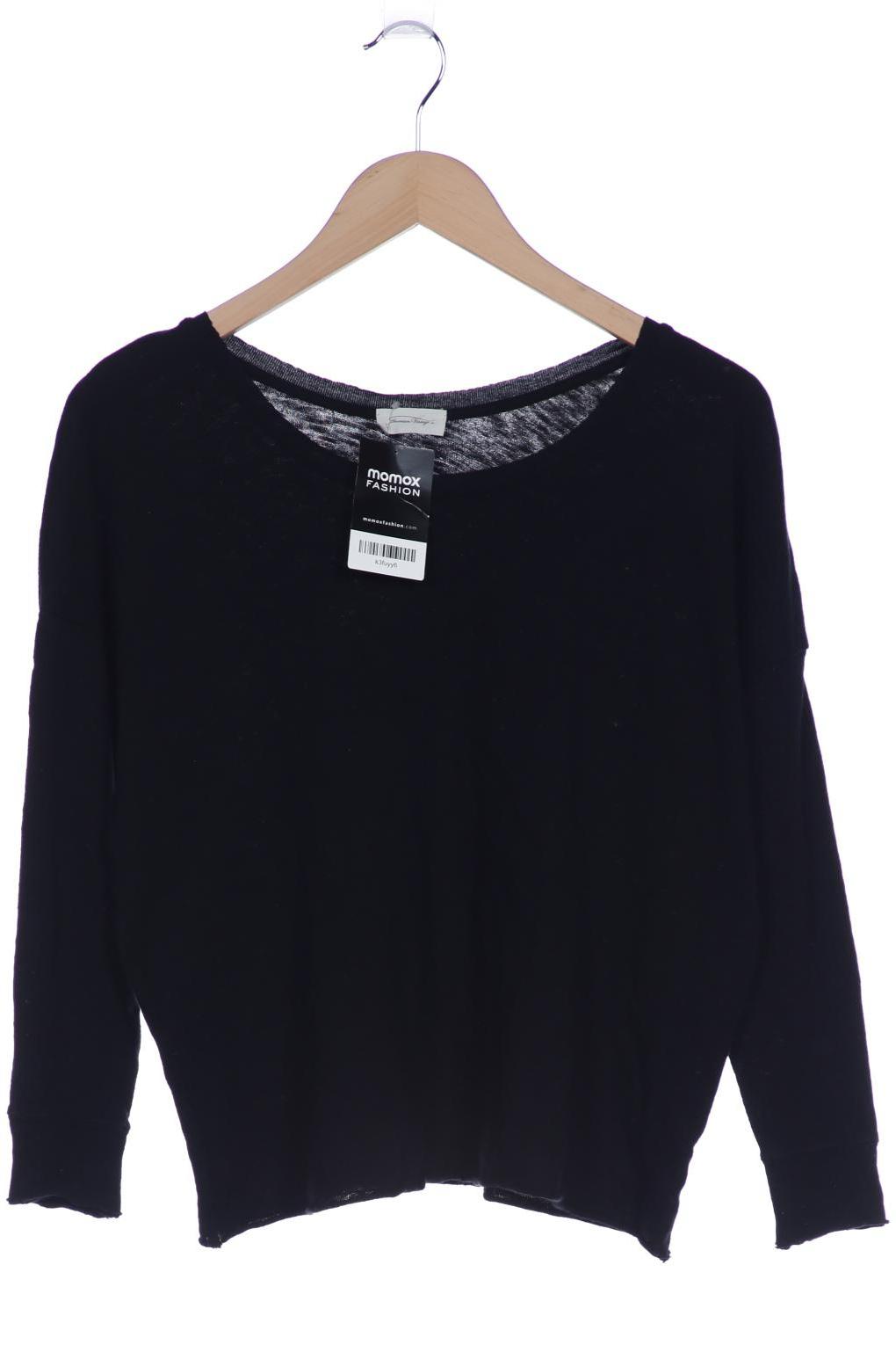 

American Vintage Damen Langarmshirt, schwarz, Gr. 38