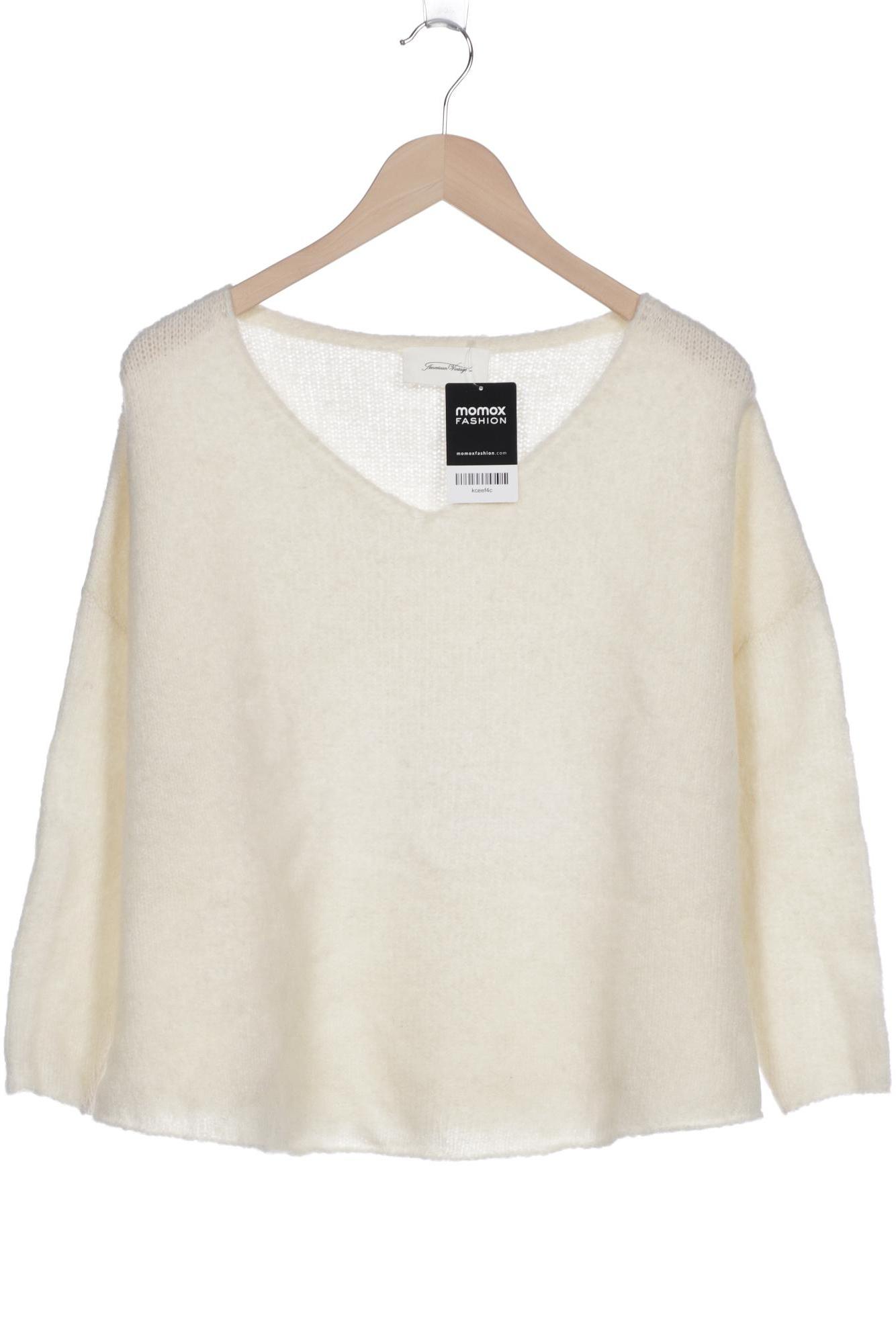 

American Vintage Damen Pullover, cremeweiß