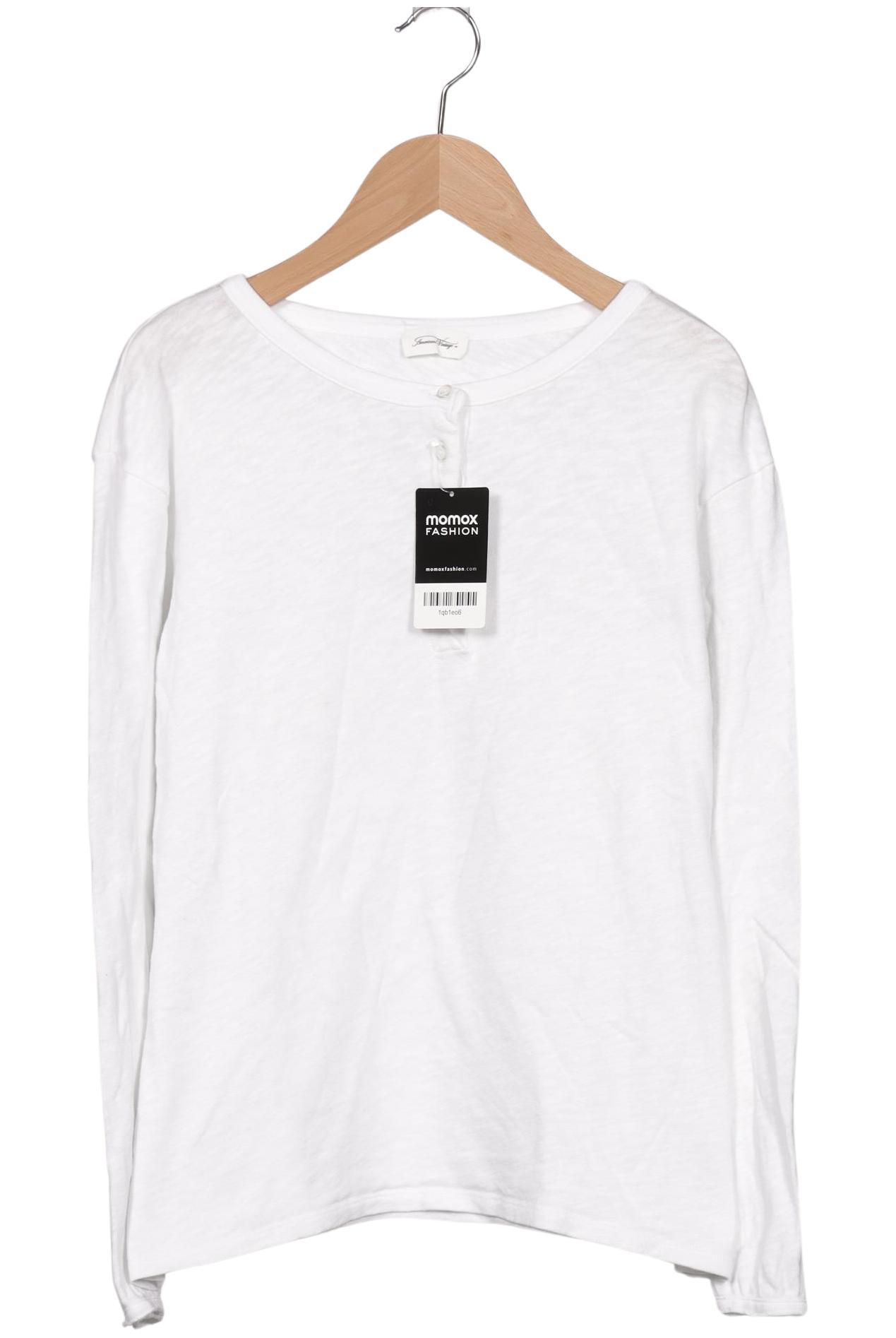 

American Vintage Damen Langarmshirt, weiß, Gr. 38