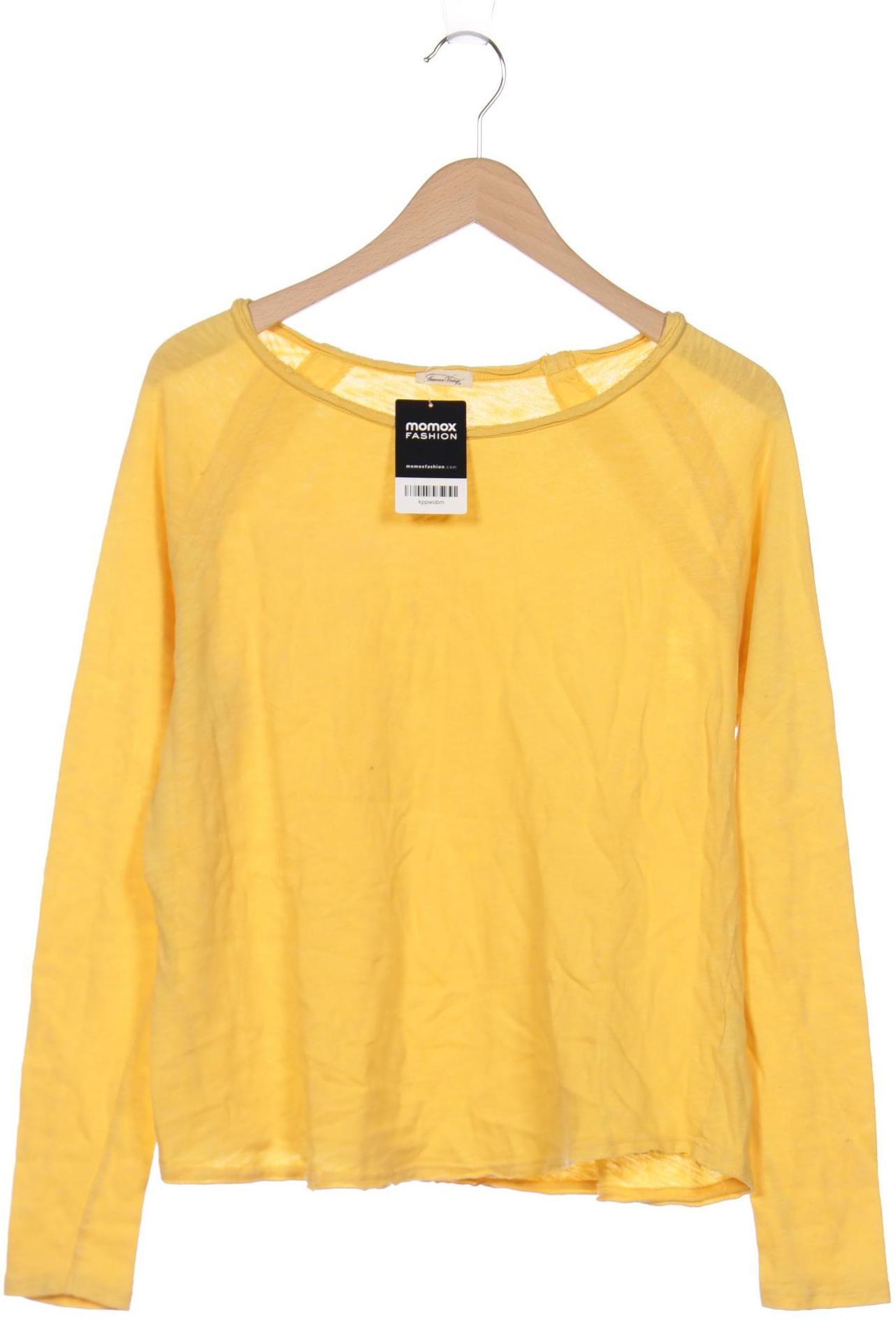 

American Vintage Damen Langarmshirt, gelb