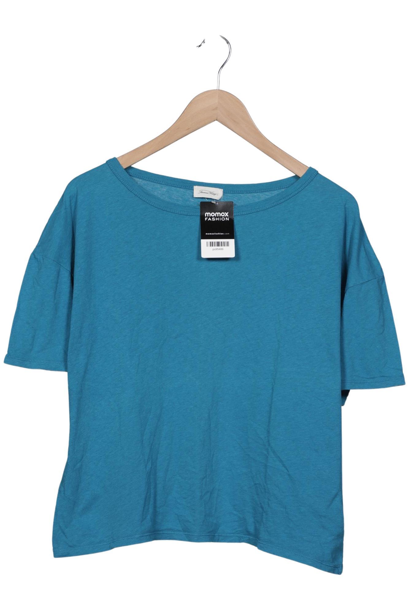 

American Vintage Damen T-Shirt, blau, Gr. 36
