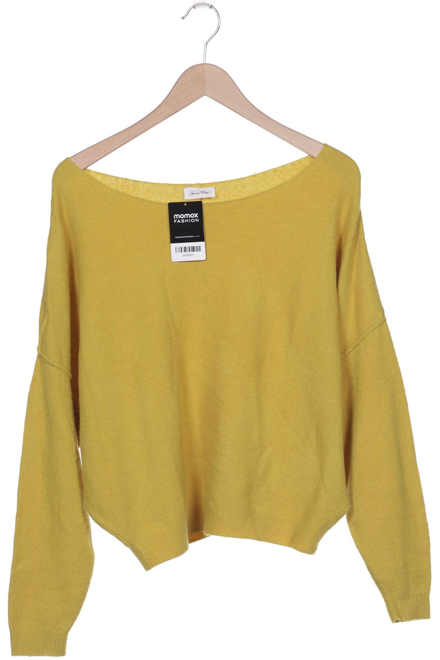 

American Vintage Damen Pullover, gelb, Gr. 34