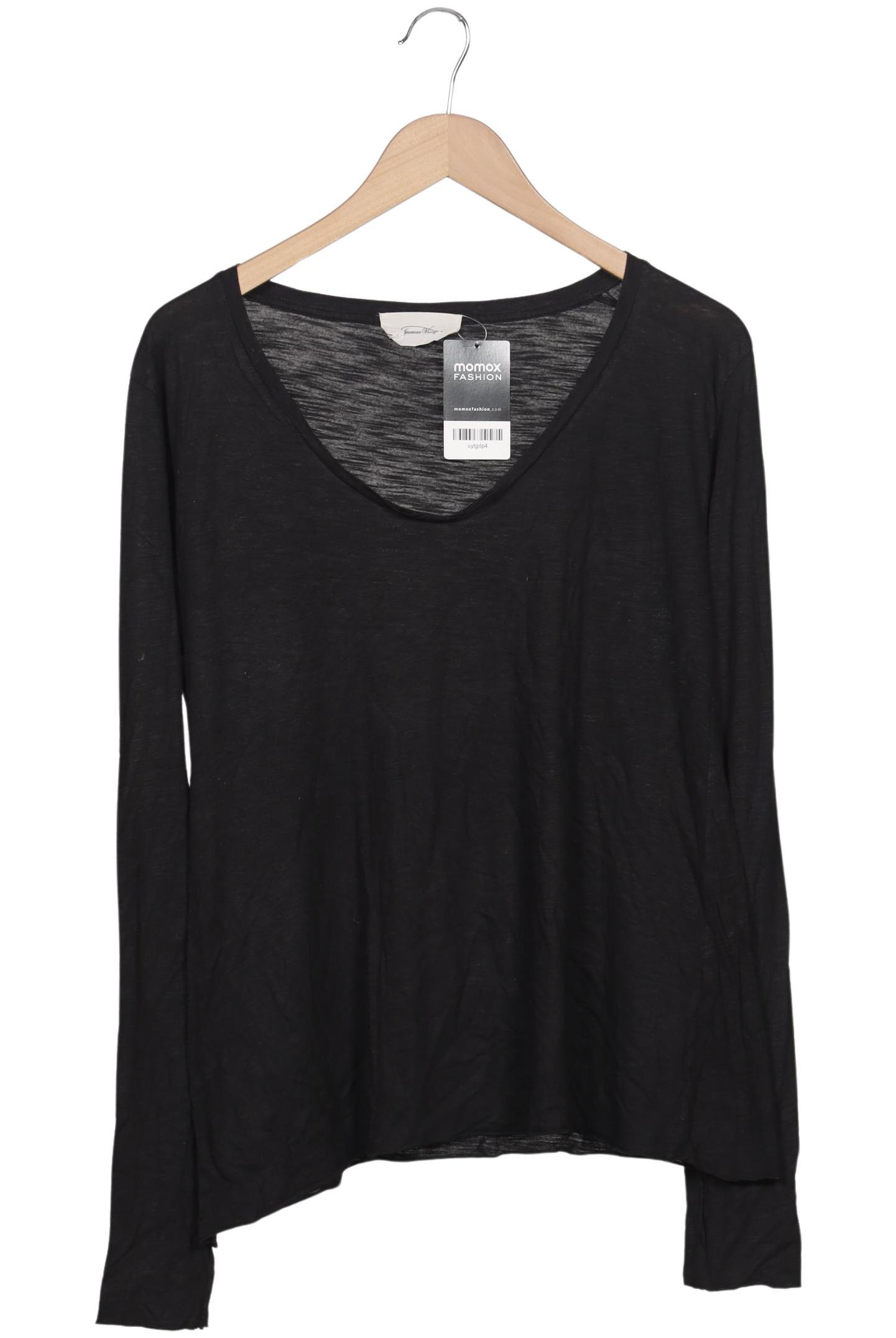 

American Vintage Damen Langarmshirt, schwarz, Gr. 38