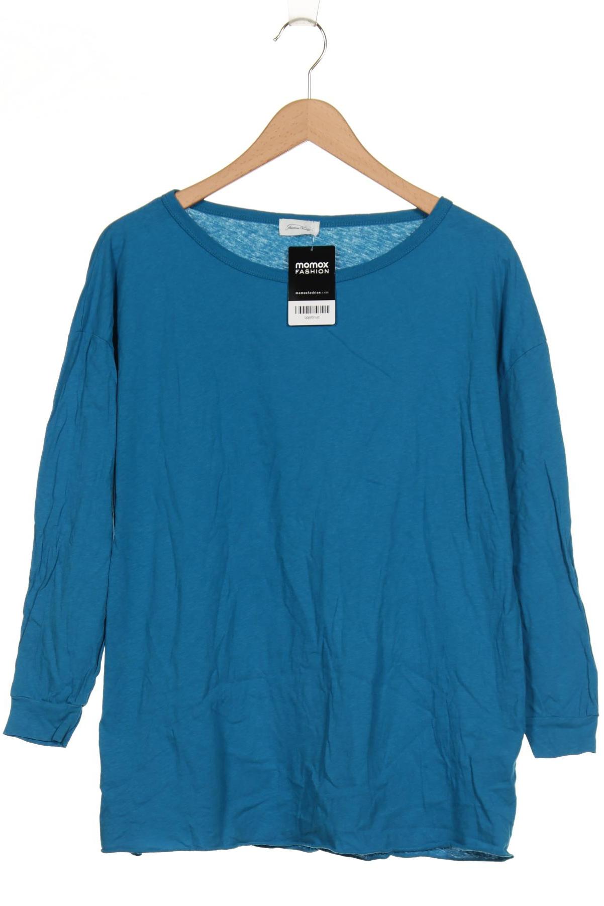 

American Vintage Damen Langarmshirt, blau, Gr. 36