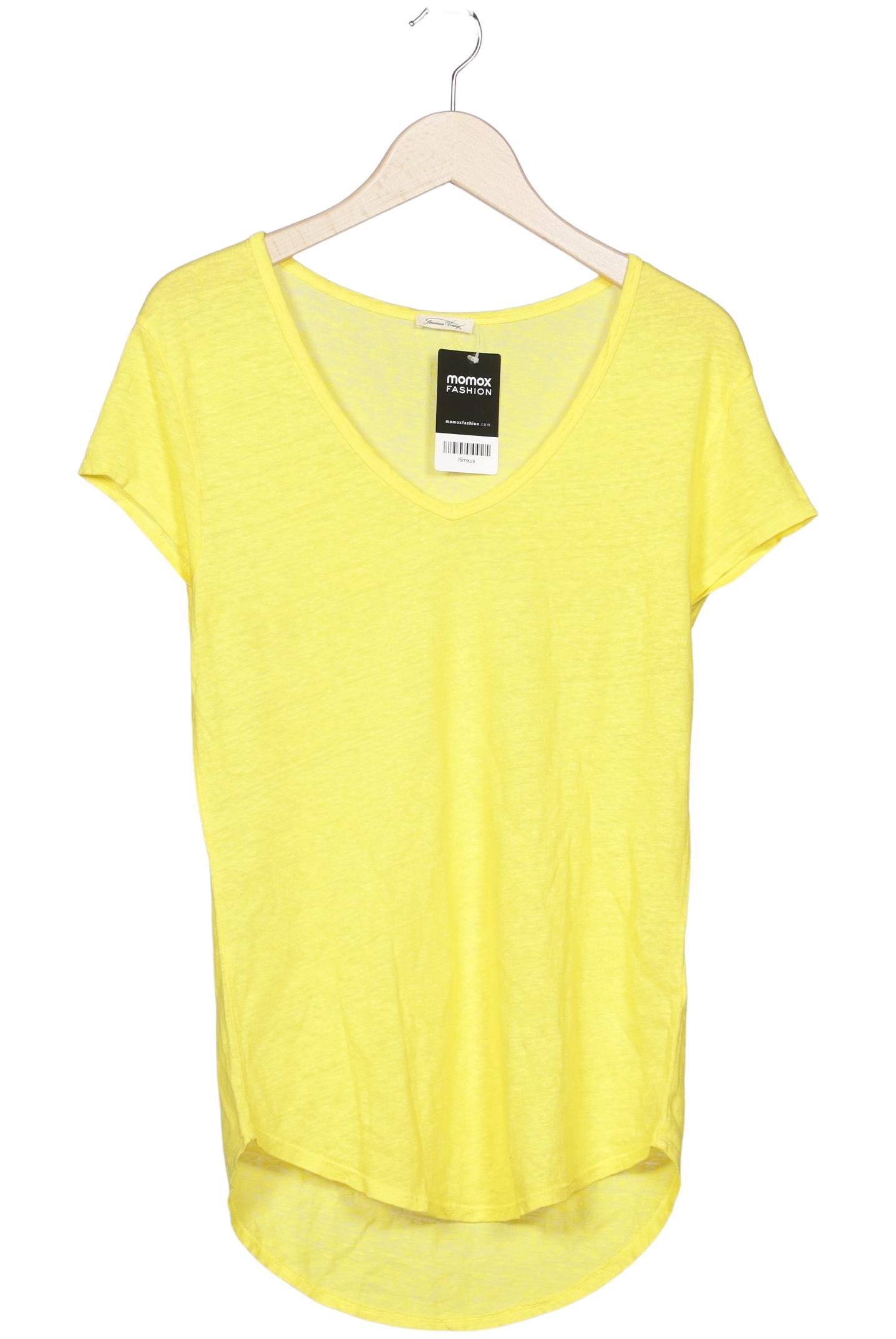 

American Vintage Damen T-Shirt, gelb, Gr. 36