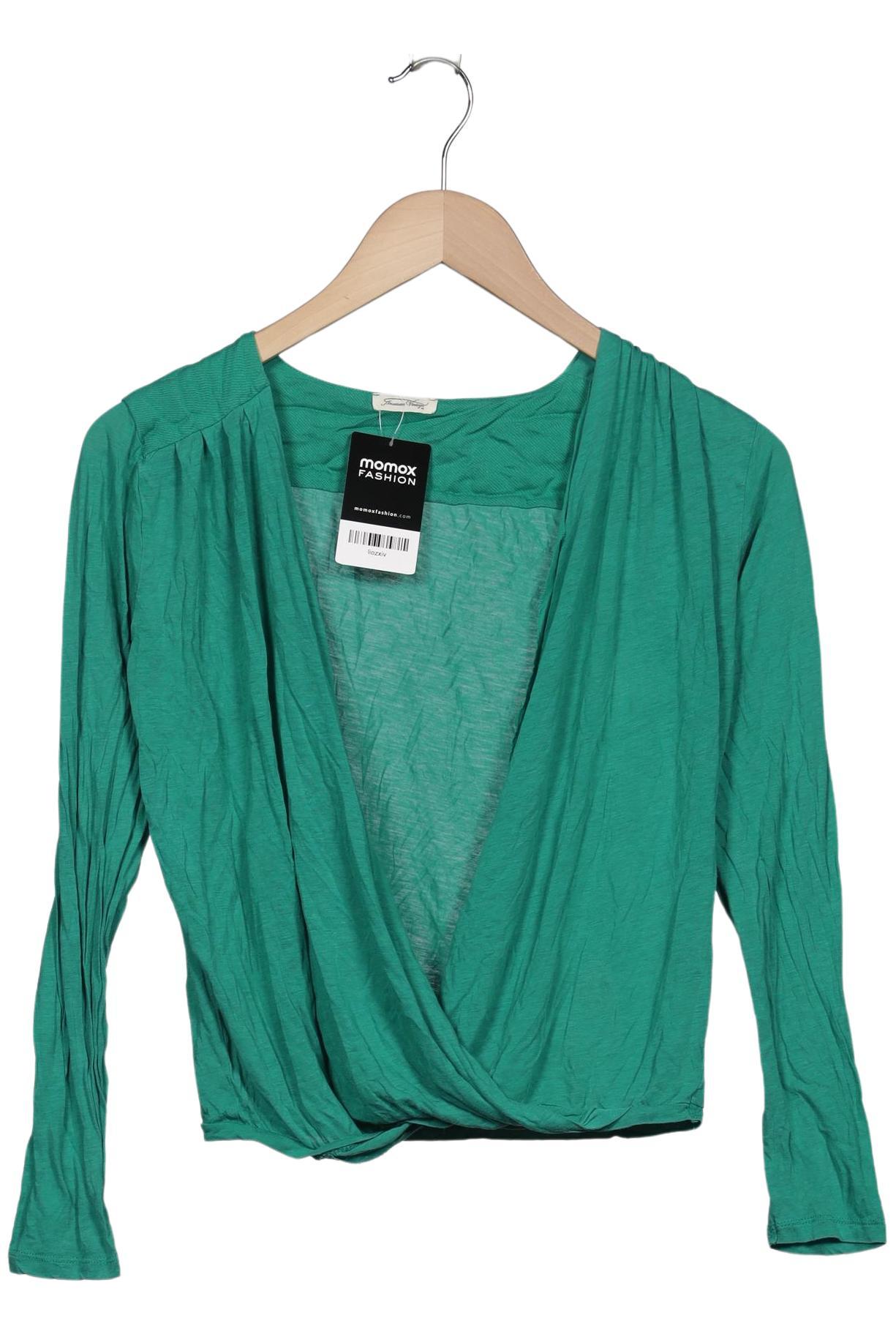 

American Vintage Damen Langarmshirt, türkis, Gr. 38