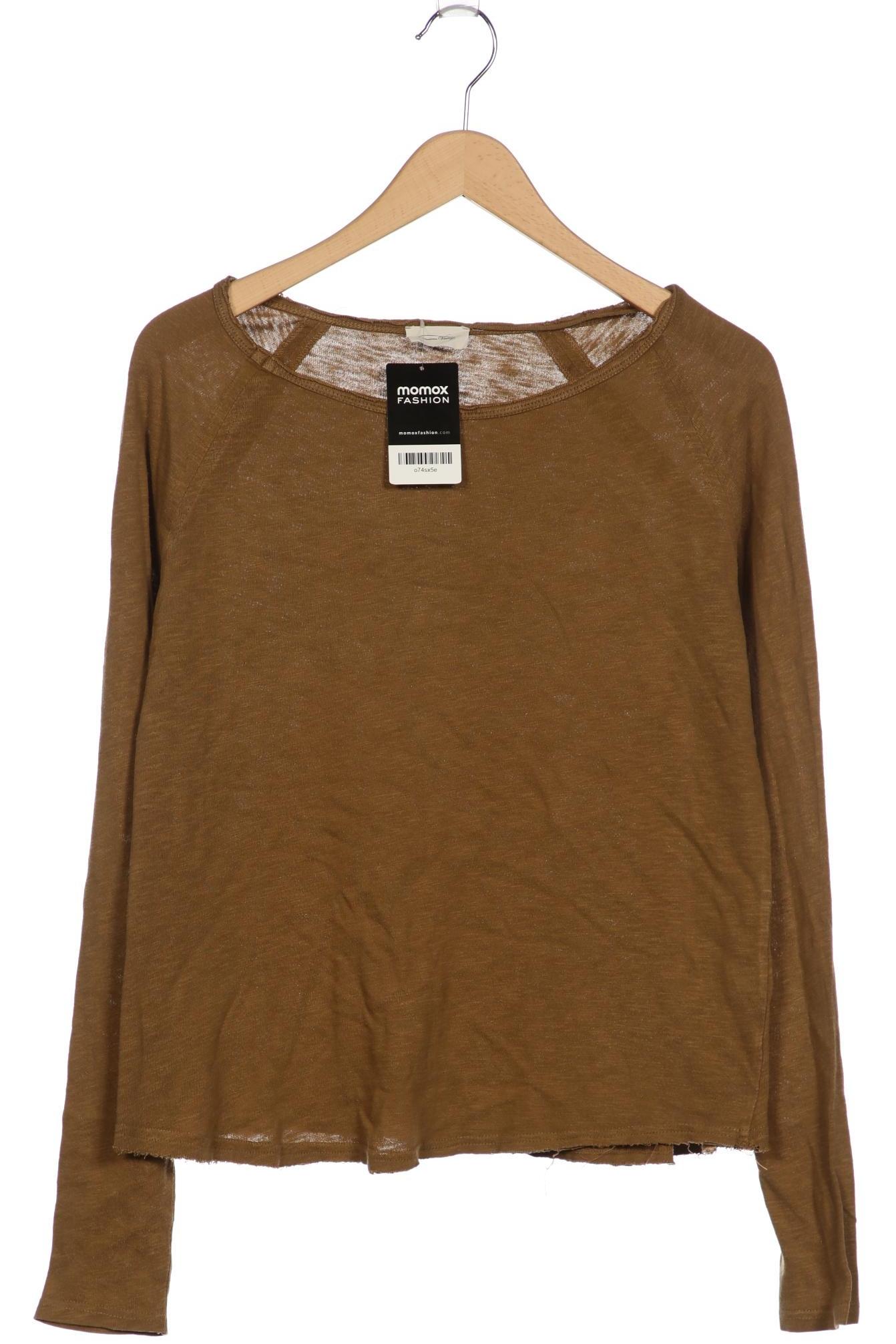 

American Vintage Damen Langarmshirt, braun, Gr. 38