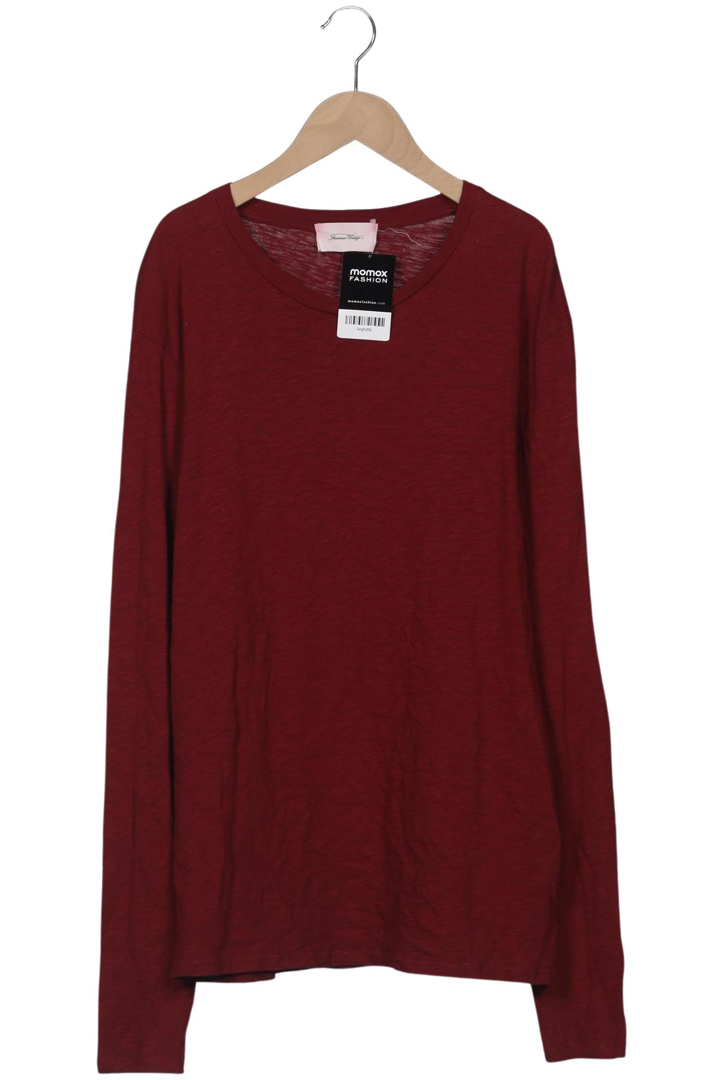 

American Vintage Damen Langarmshirt, bordeaux, Gr. 38
