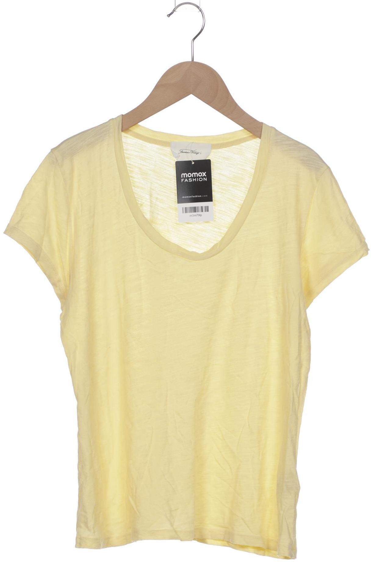 

American Vintage Damen T-Shirt, gelb, Gr. 36