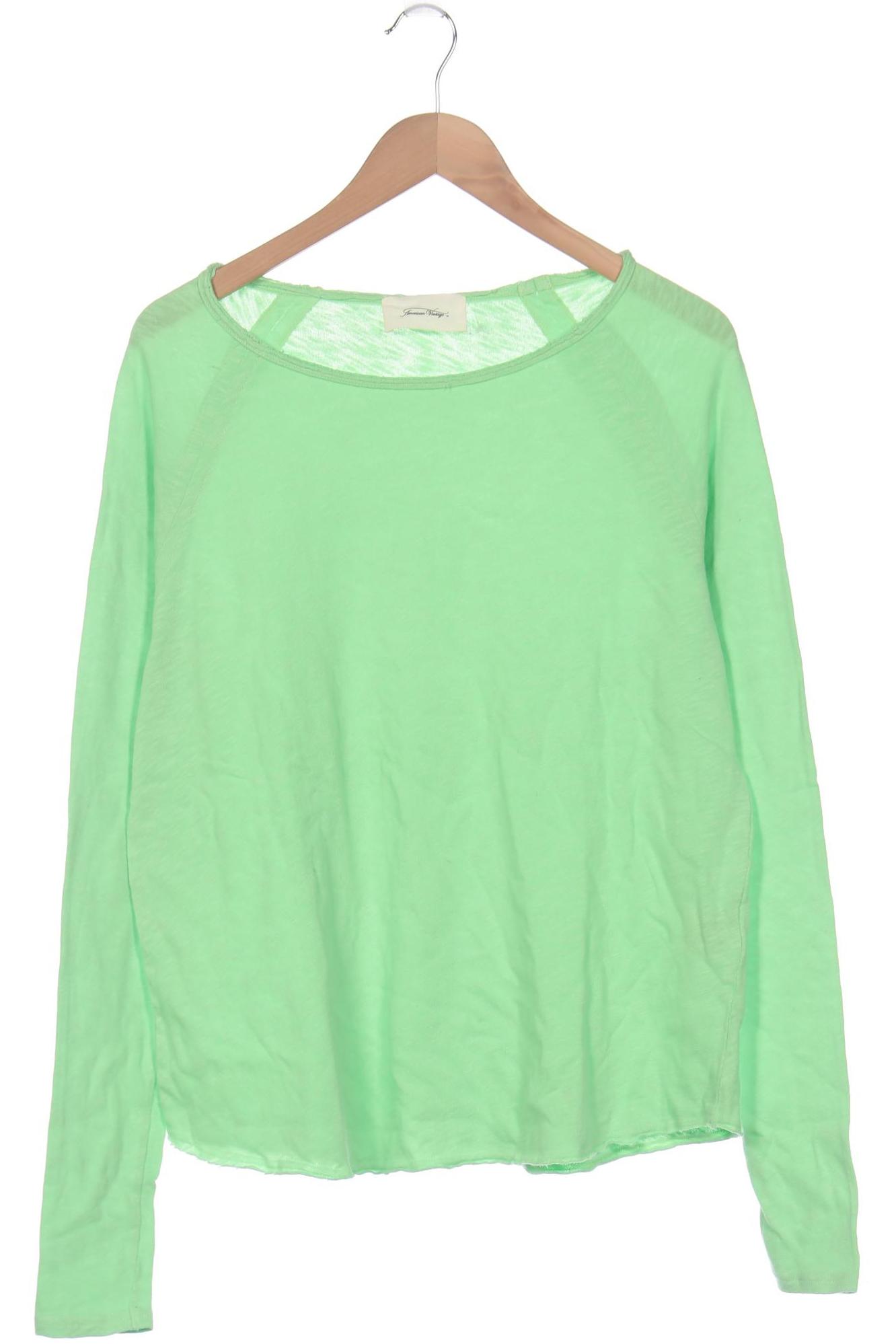 

American Vintage Damen Langarmshirt, hellgrün, Gr. 42