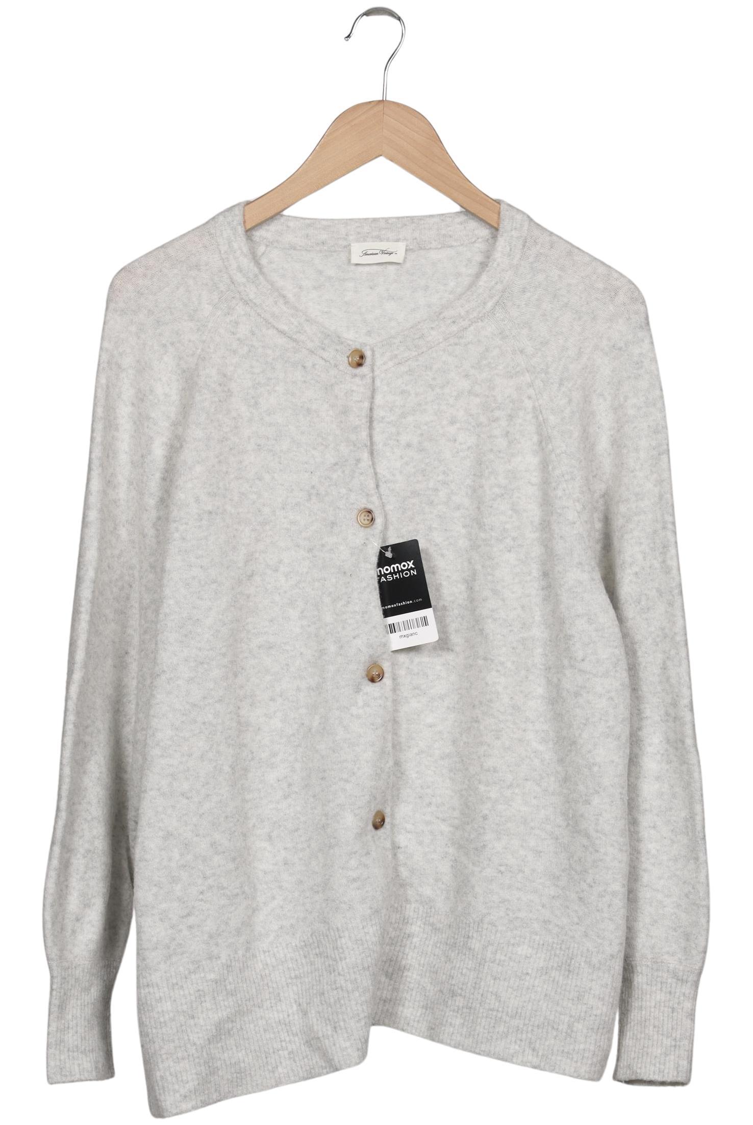 

American Vintage Damen Strickjacke, grau, Gr. 38