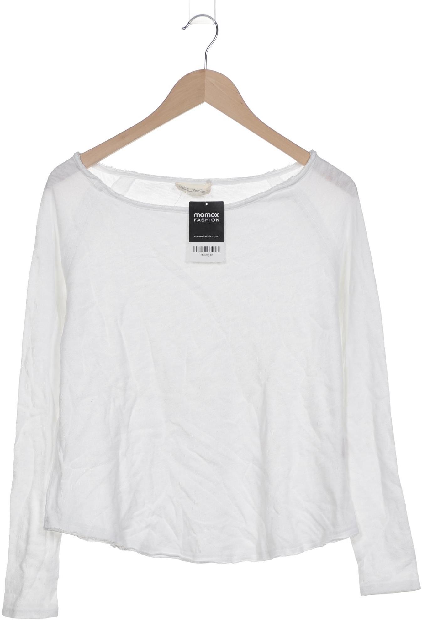 

American Vintage Damen Langarmshirt, weiß, Gr. 36