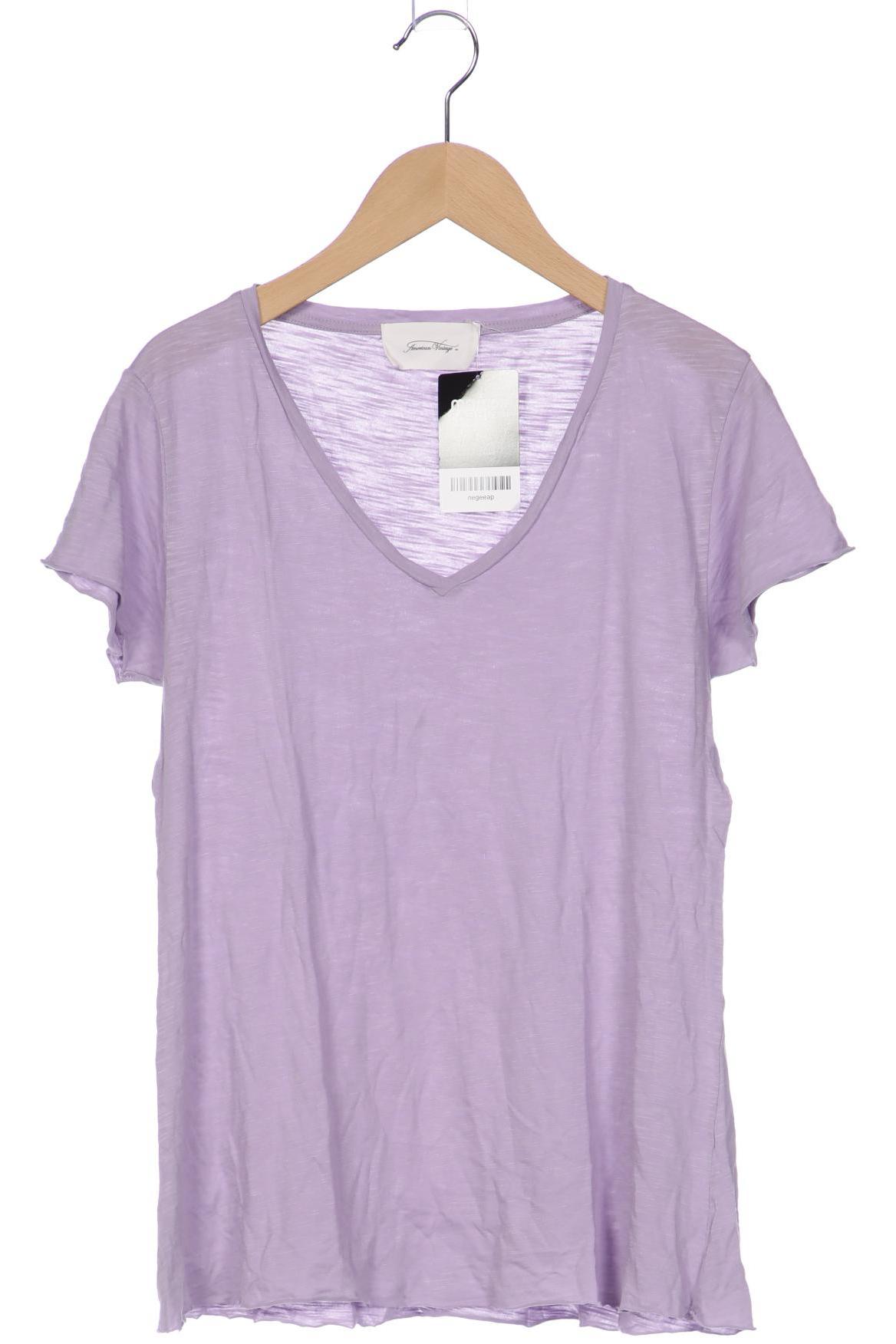 

American Vintage Damen T-Shirt, flieder, Gr. 34