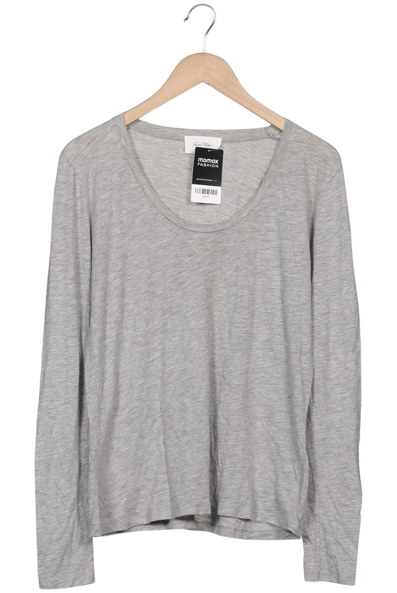 

American Vintage Damen Langarmshirt, grau, Gr. 42