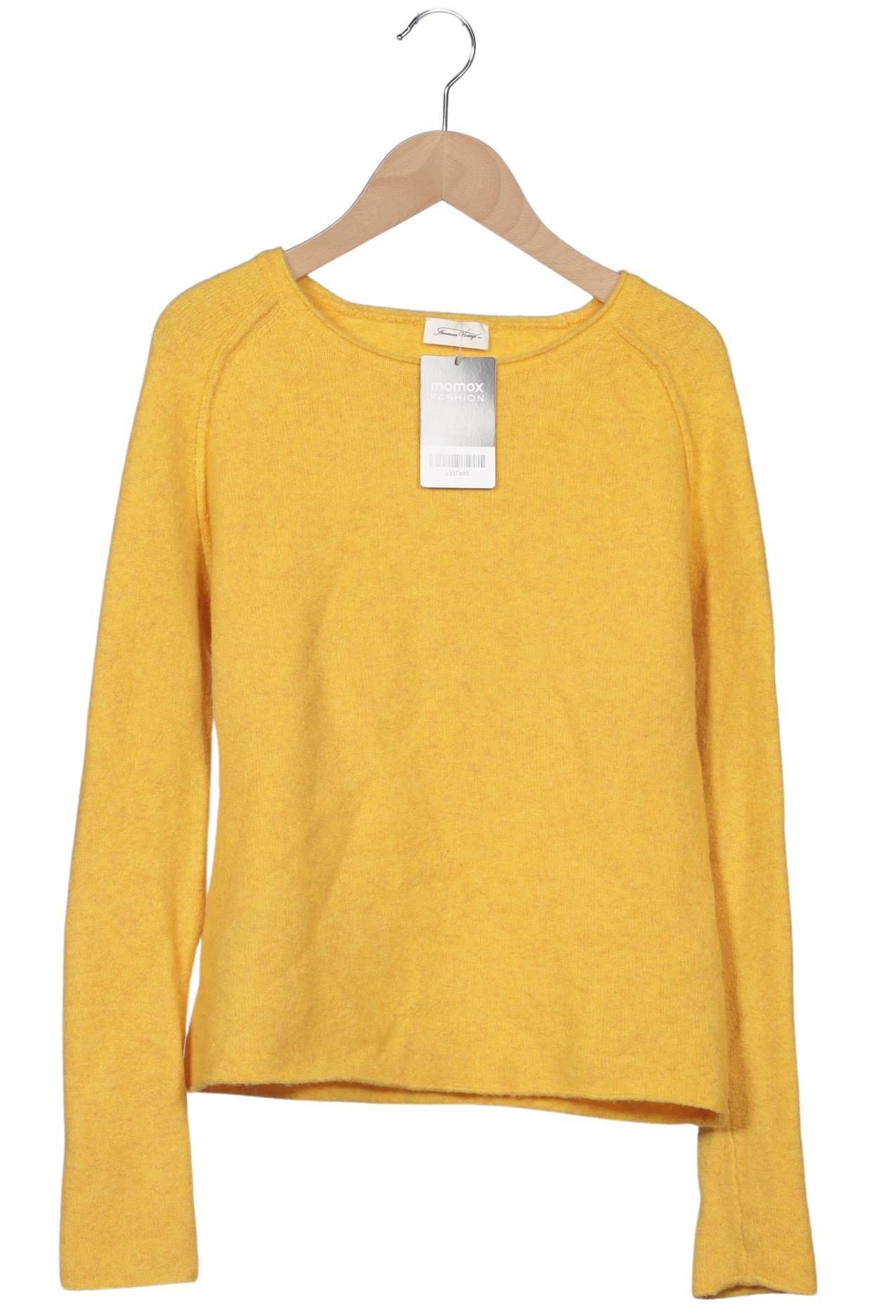 

American Vintage Damen Pullover, gelb, Gr. 38