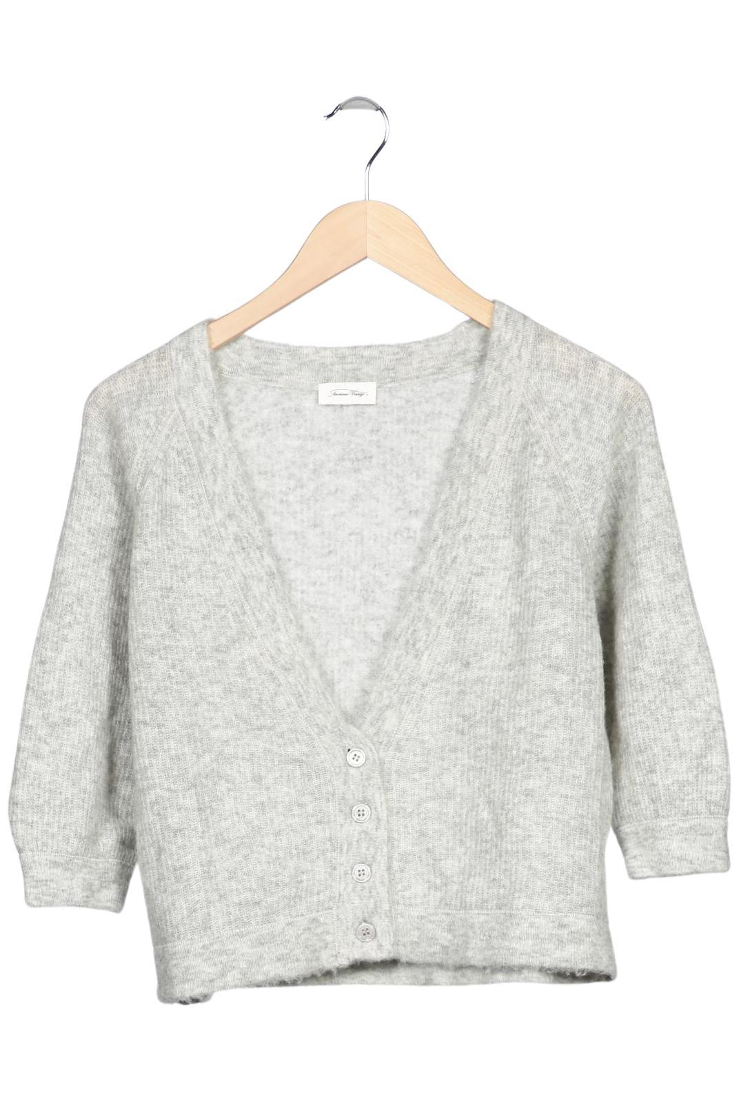 

American Vintage Damen Strickjacke, grau, Gr. 34