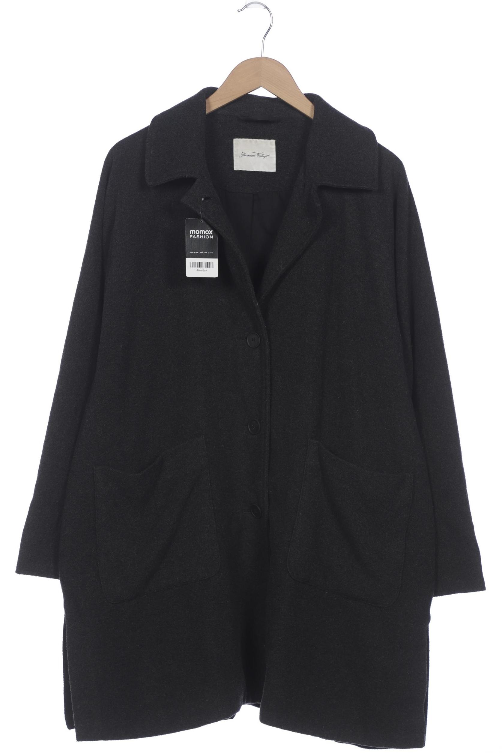 

American Vintage Damen Mantel, schwarz, Gr. uni