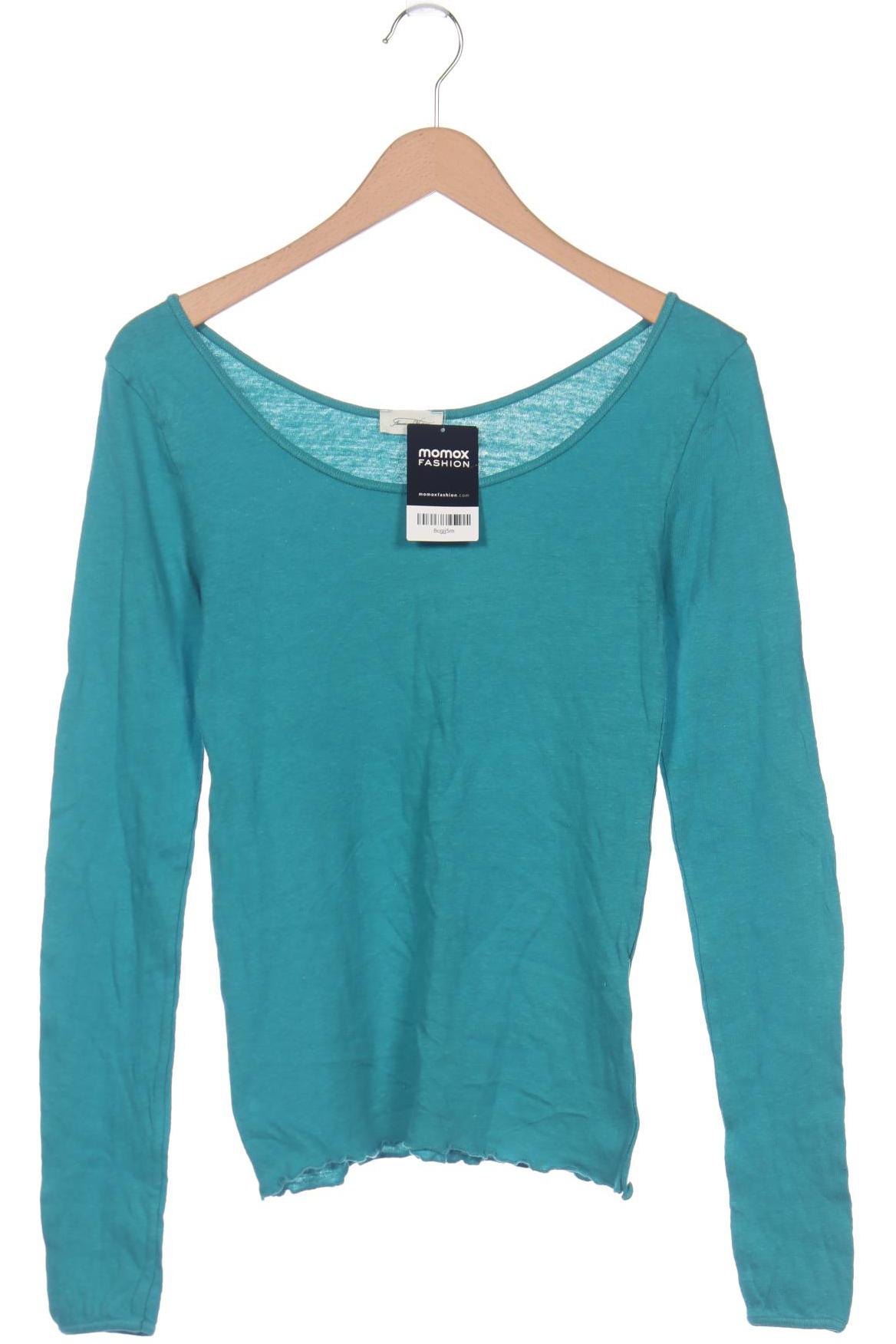 

American Vintage Damen Langarmshirt, türkis, Gr. 38