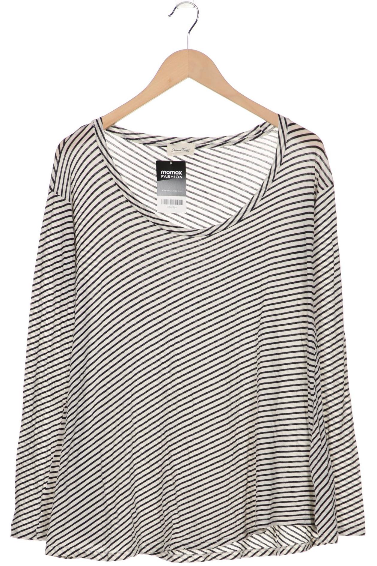 

American Vintage Damen Langarmshirt, weiß