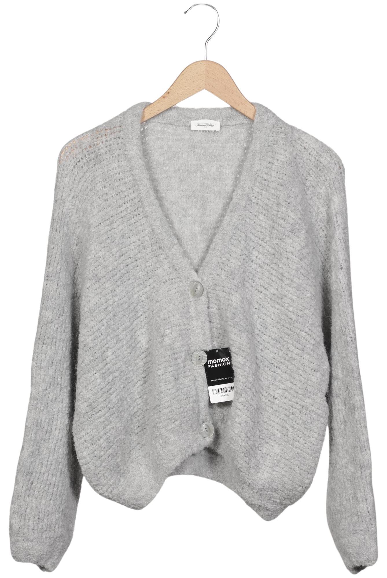 

American Vintage Damen Strickjacke, grau, Gr. 34
