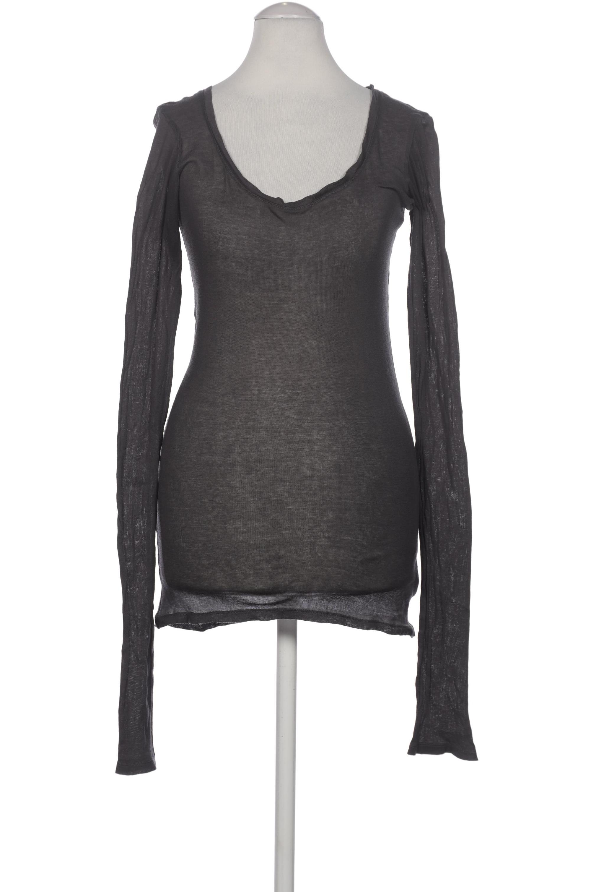 

American Vintage Damen Langarmshirt, grau, Gr. 38