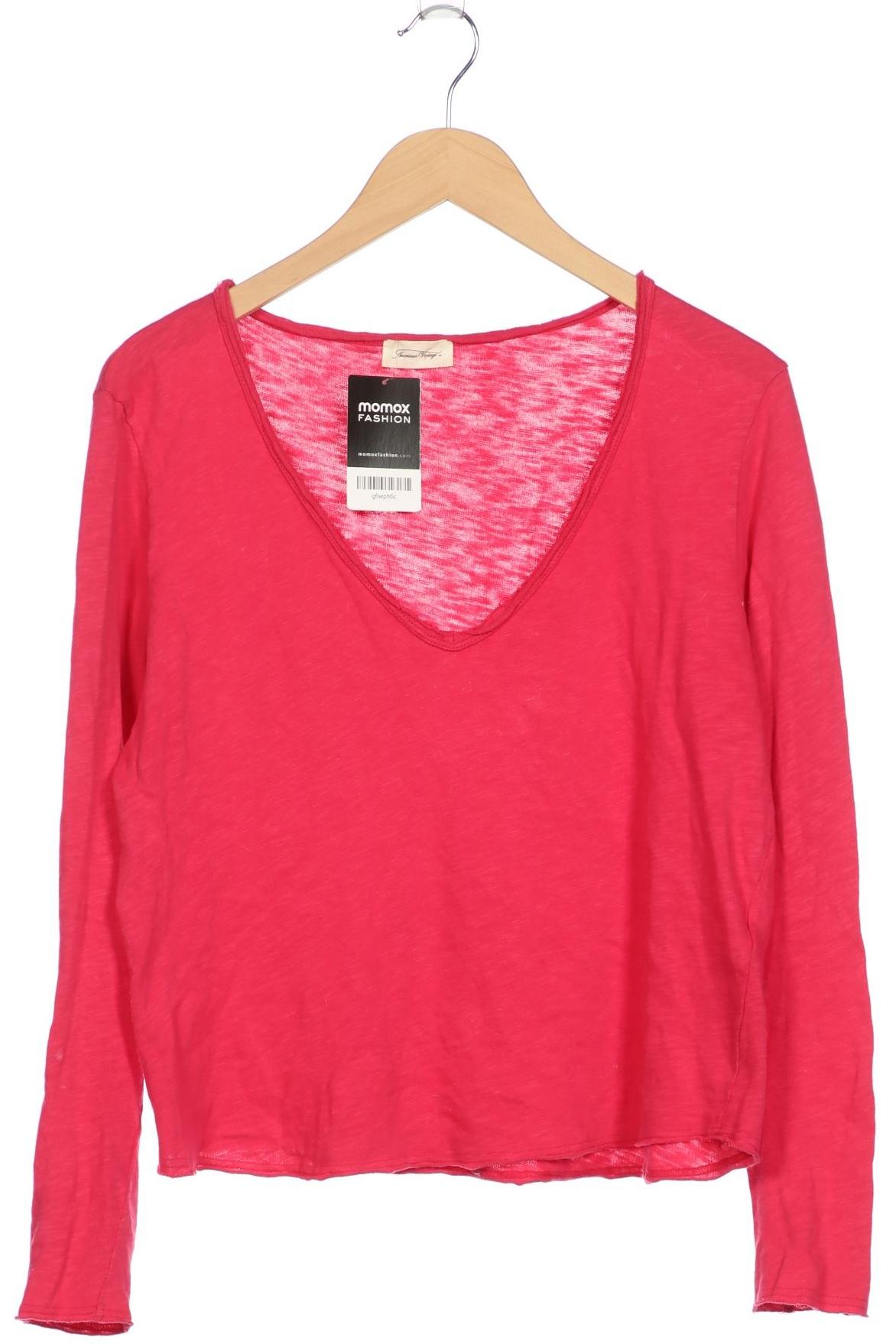 

American Vintage Damen Langarmshirt, pink, Gr. 38