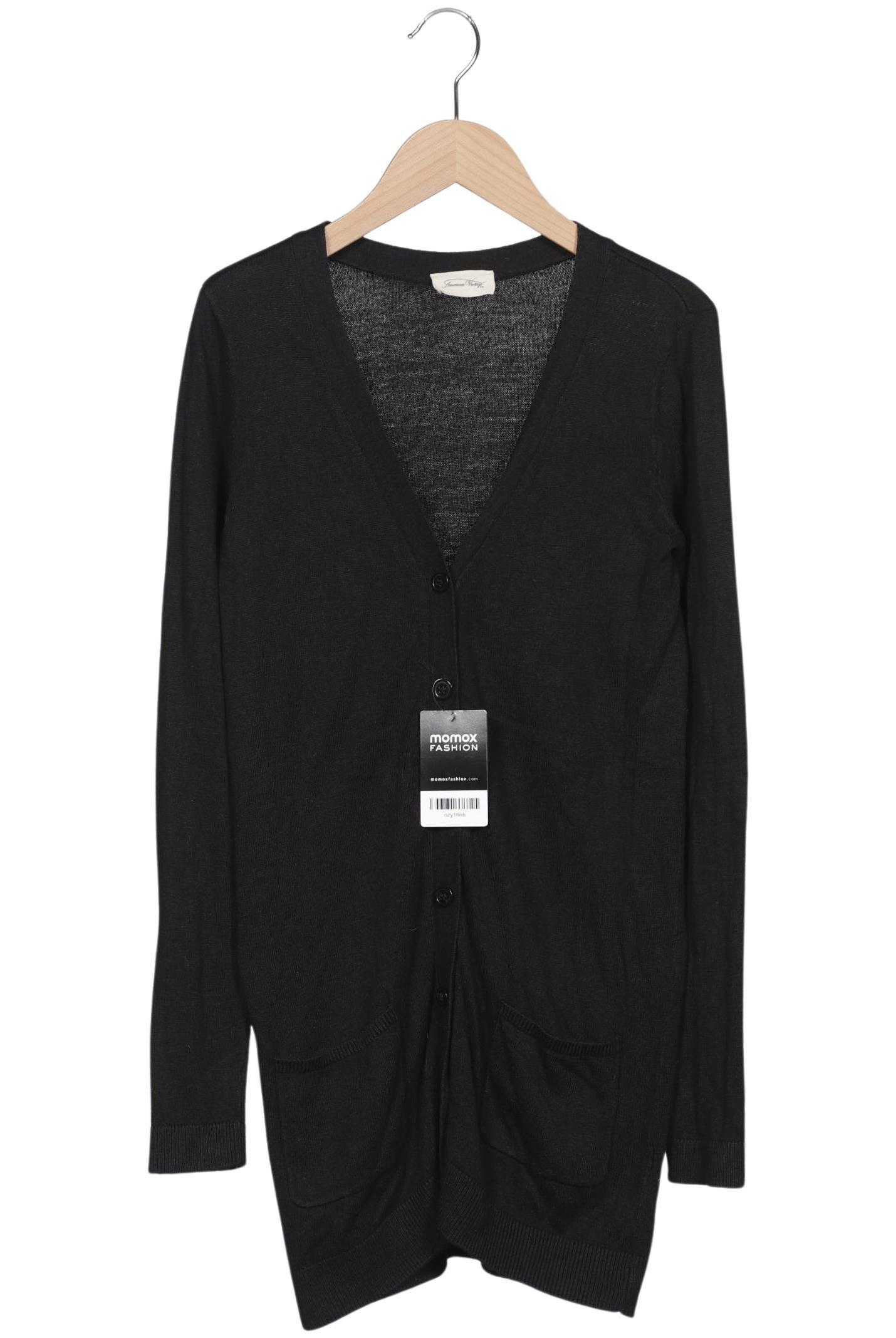 

American Vintage Damen Strickjacke, schwarz, Gr. 38