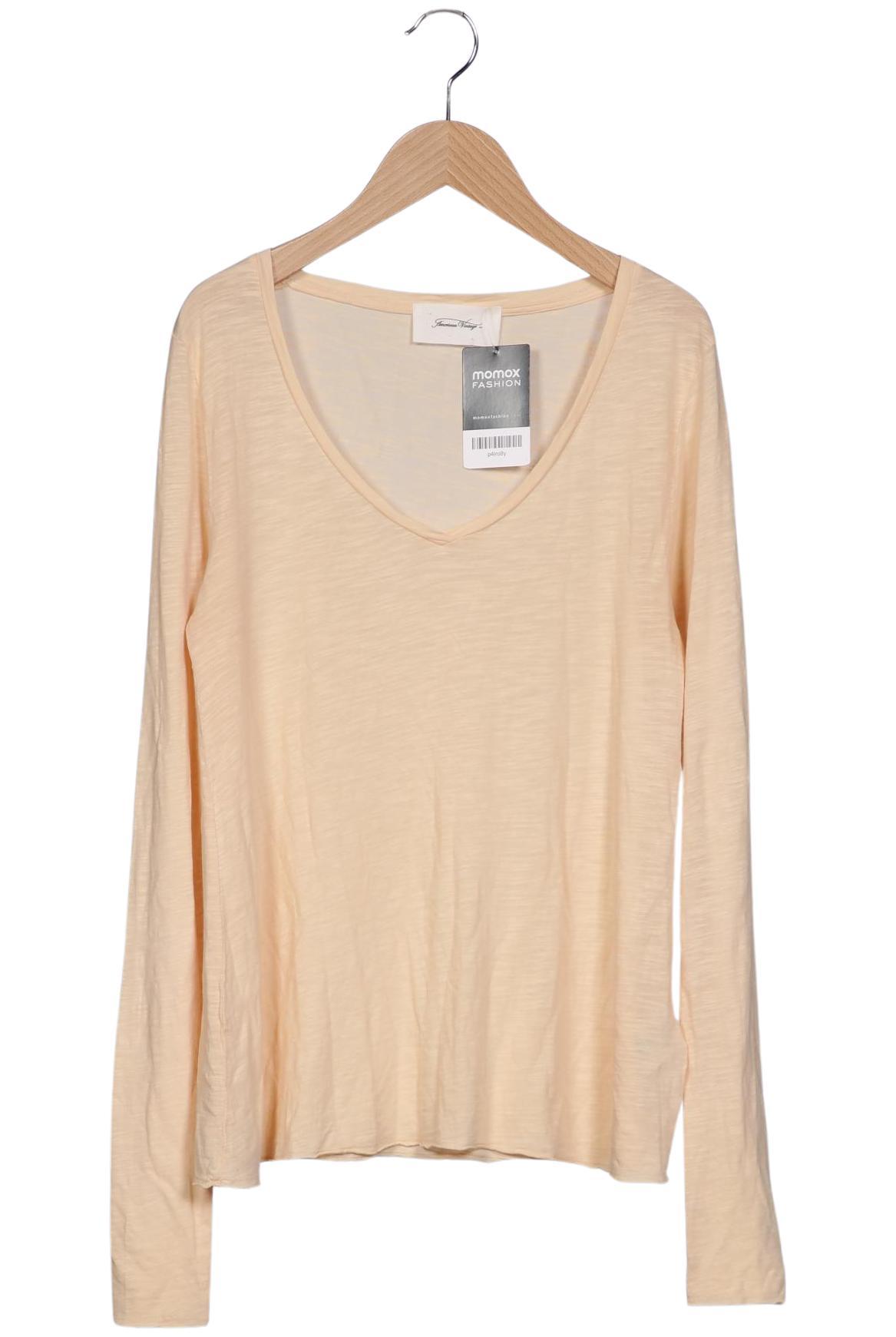 

American Vintage Damen Langarmshirt, beige, Gr. 34