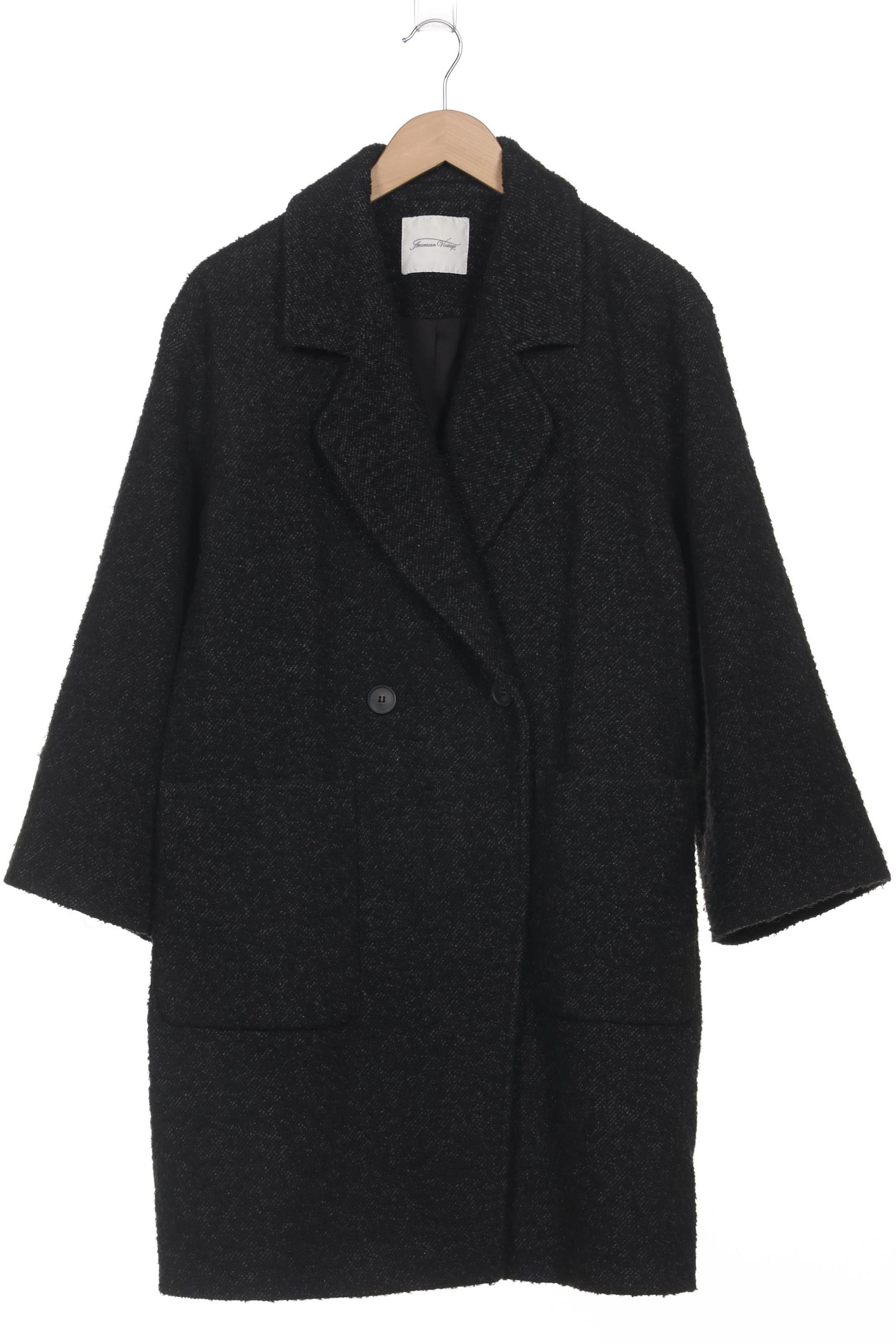 

American Vintage Damen Mantel, schwarz, Gr. uni