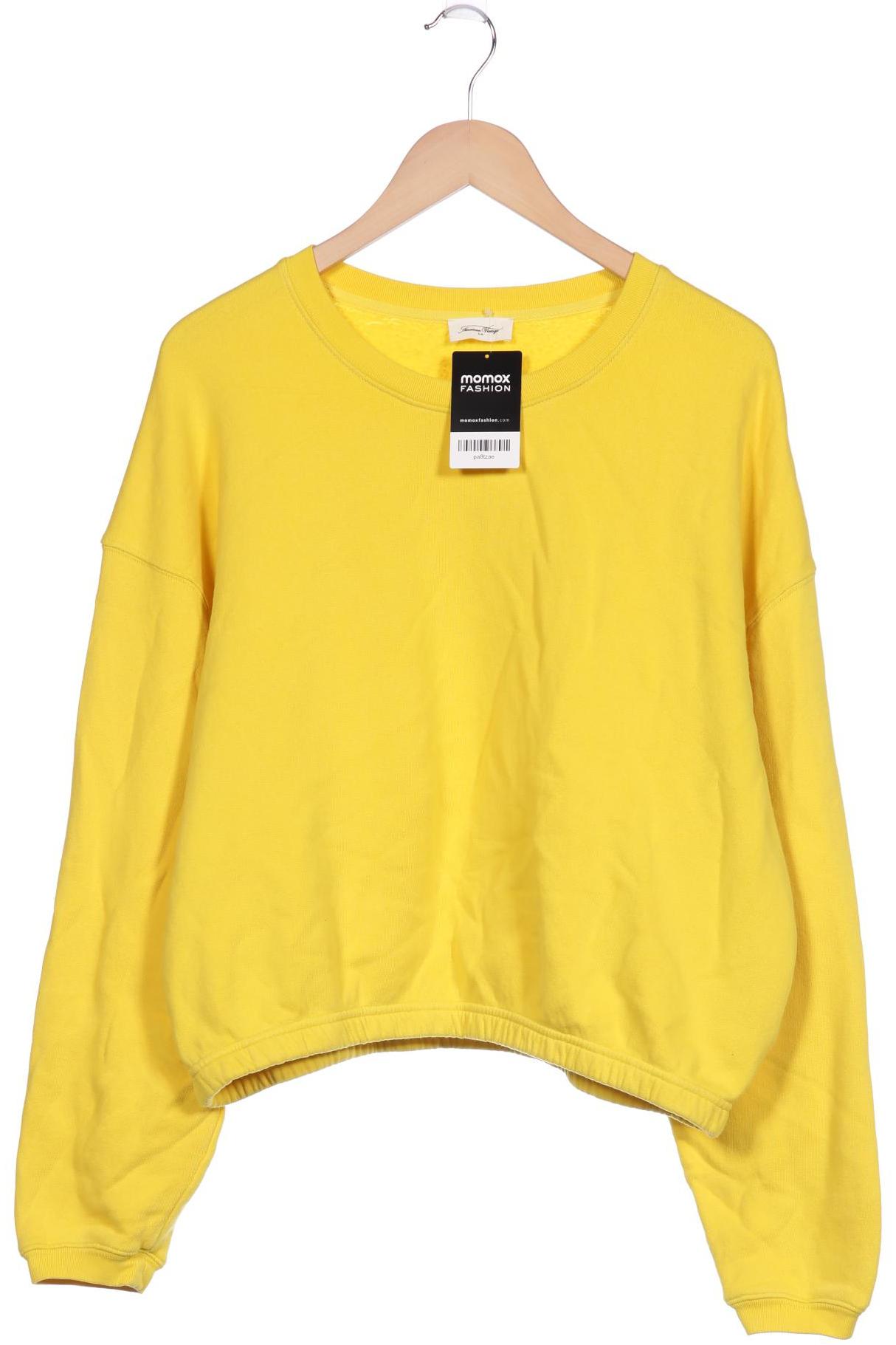 

American Vintage Damen Sweatshirt, gelb