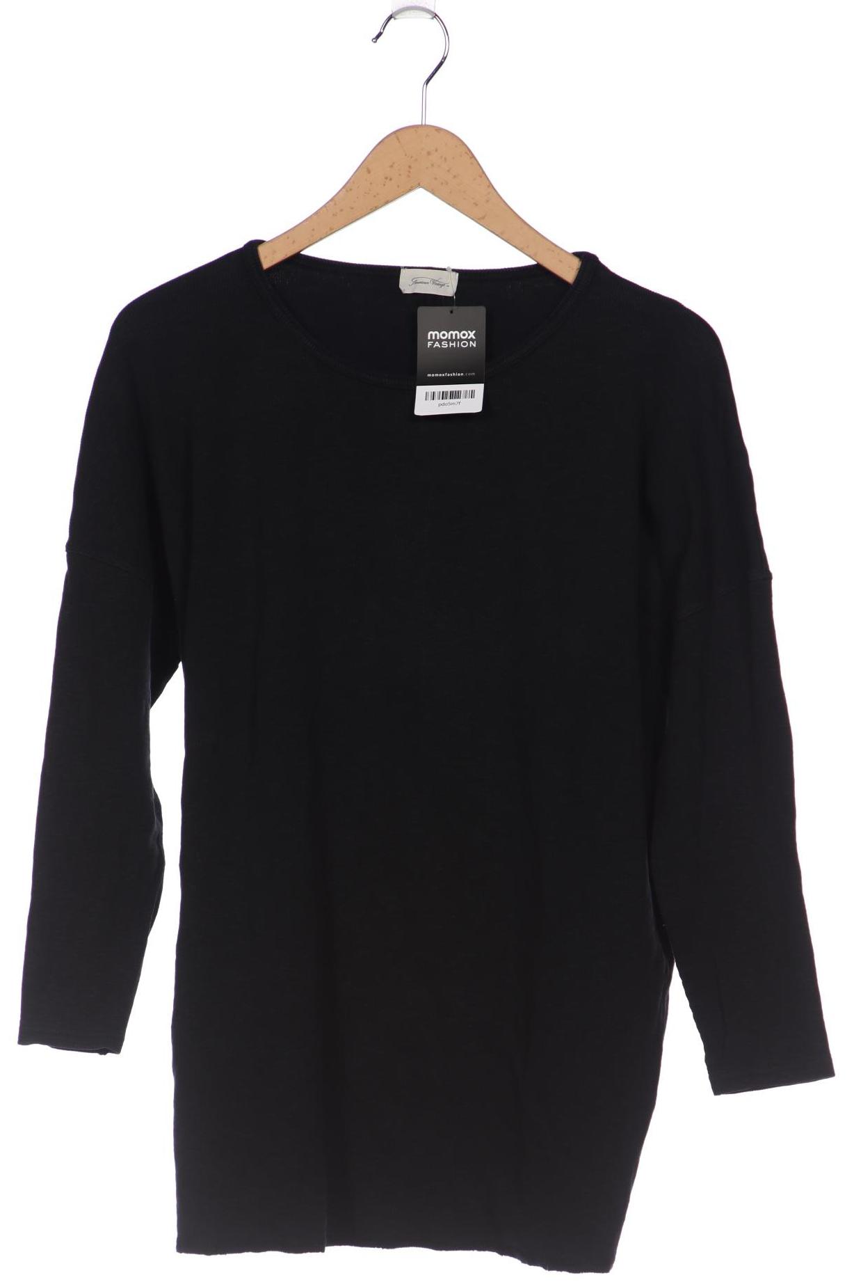 

American Vintage Damen Langarmshirt, schwarz