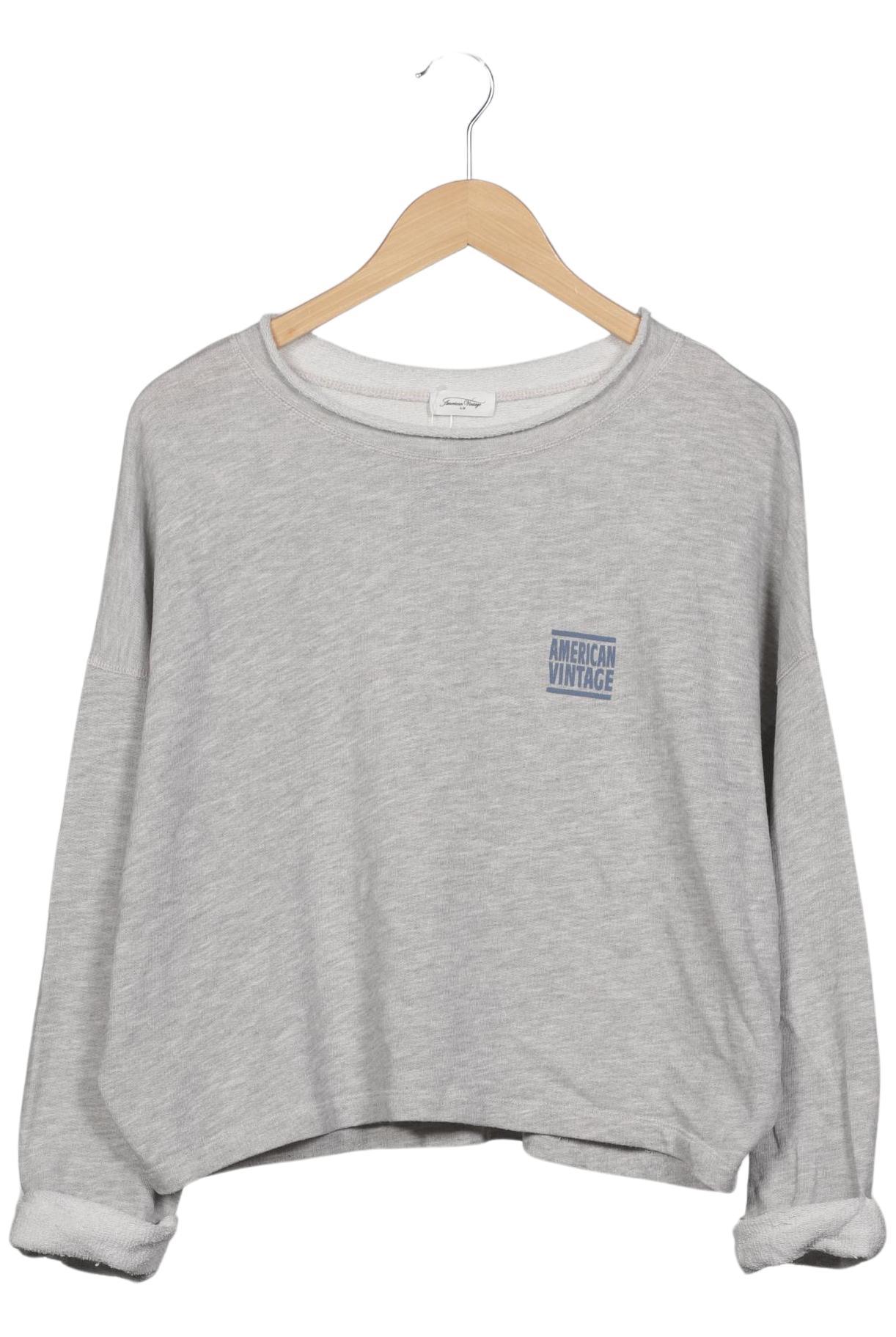 

American Vintage Damen Sweatshirt, grau, Gr. 38