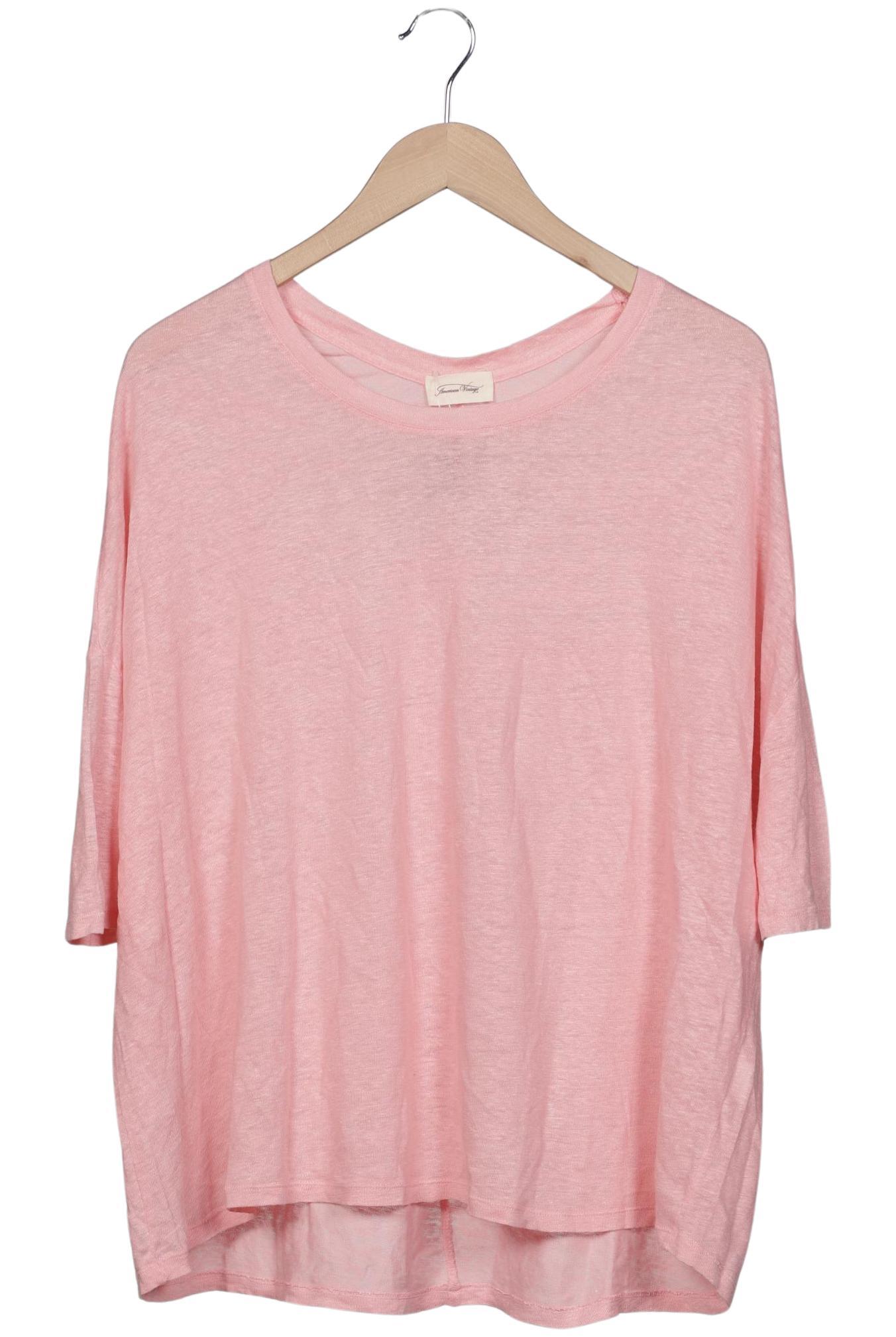 

American Vintage Damen Langarmshirt, pink, Gr. 34