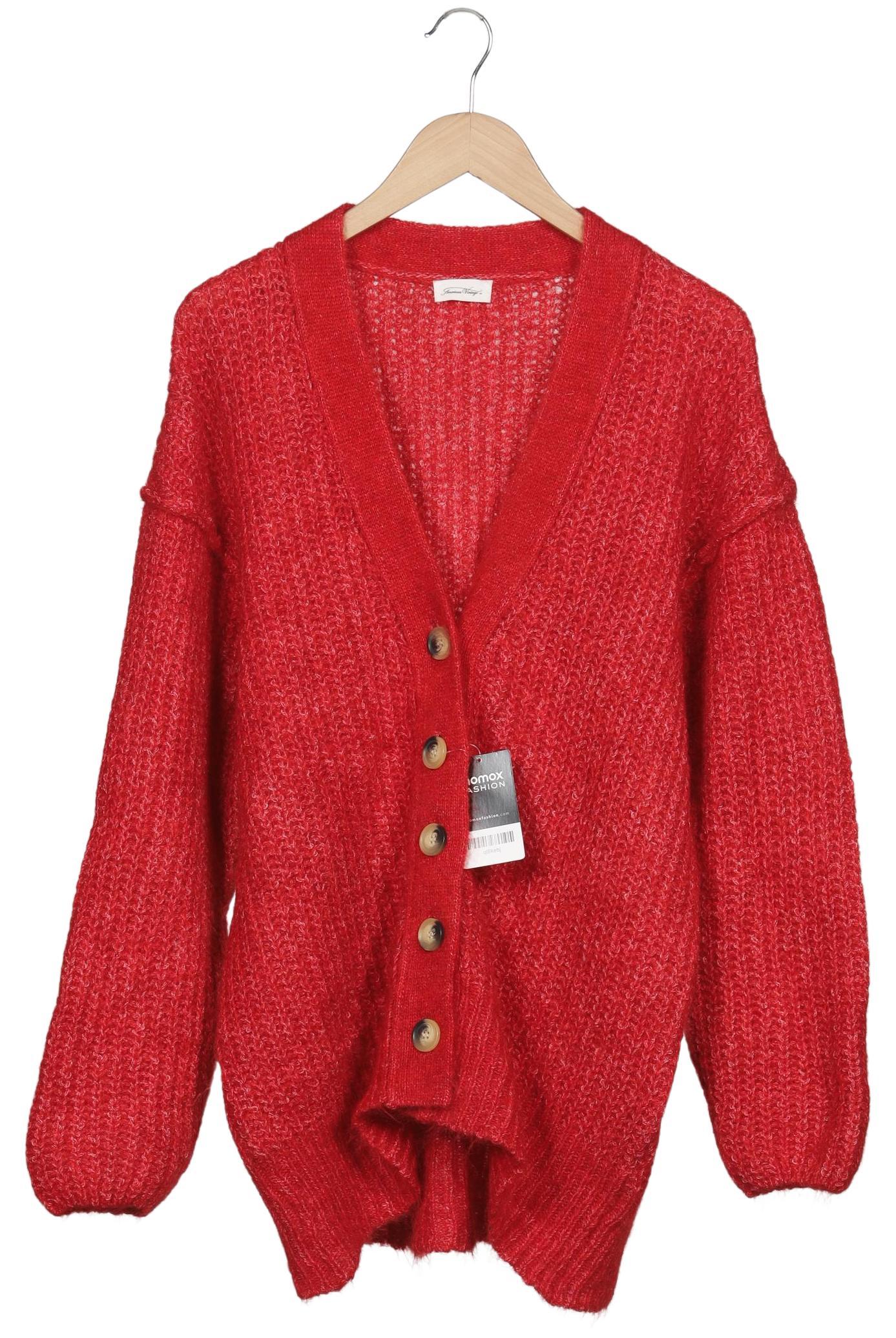

American Vintage Damen Strickjacke, rot, Gr. uni