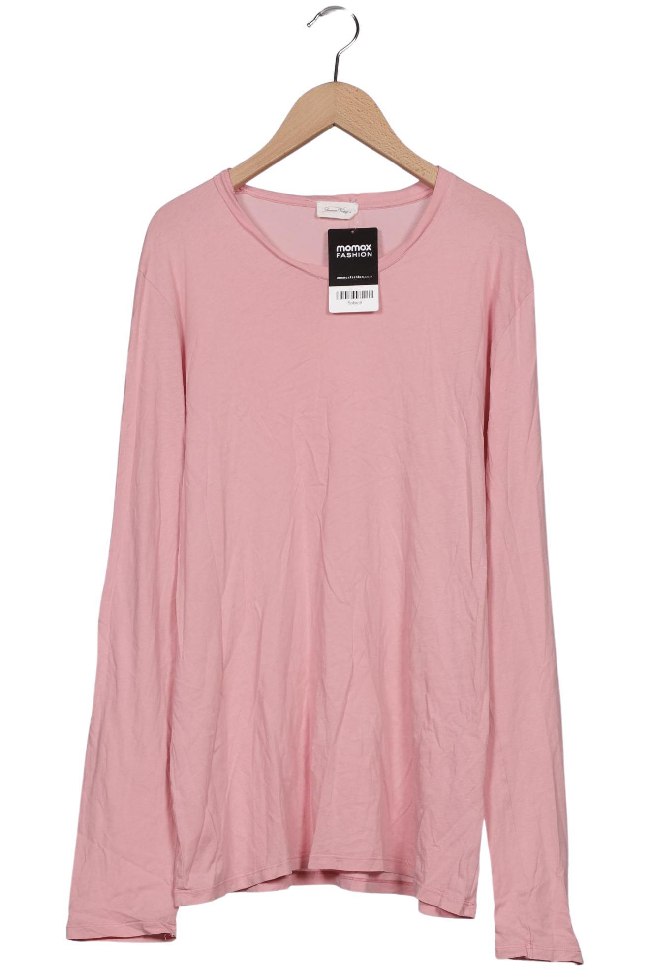 

American Vintage Damen Langarmshirt, pink, Gr. 42