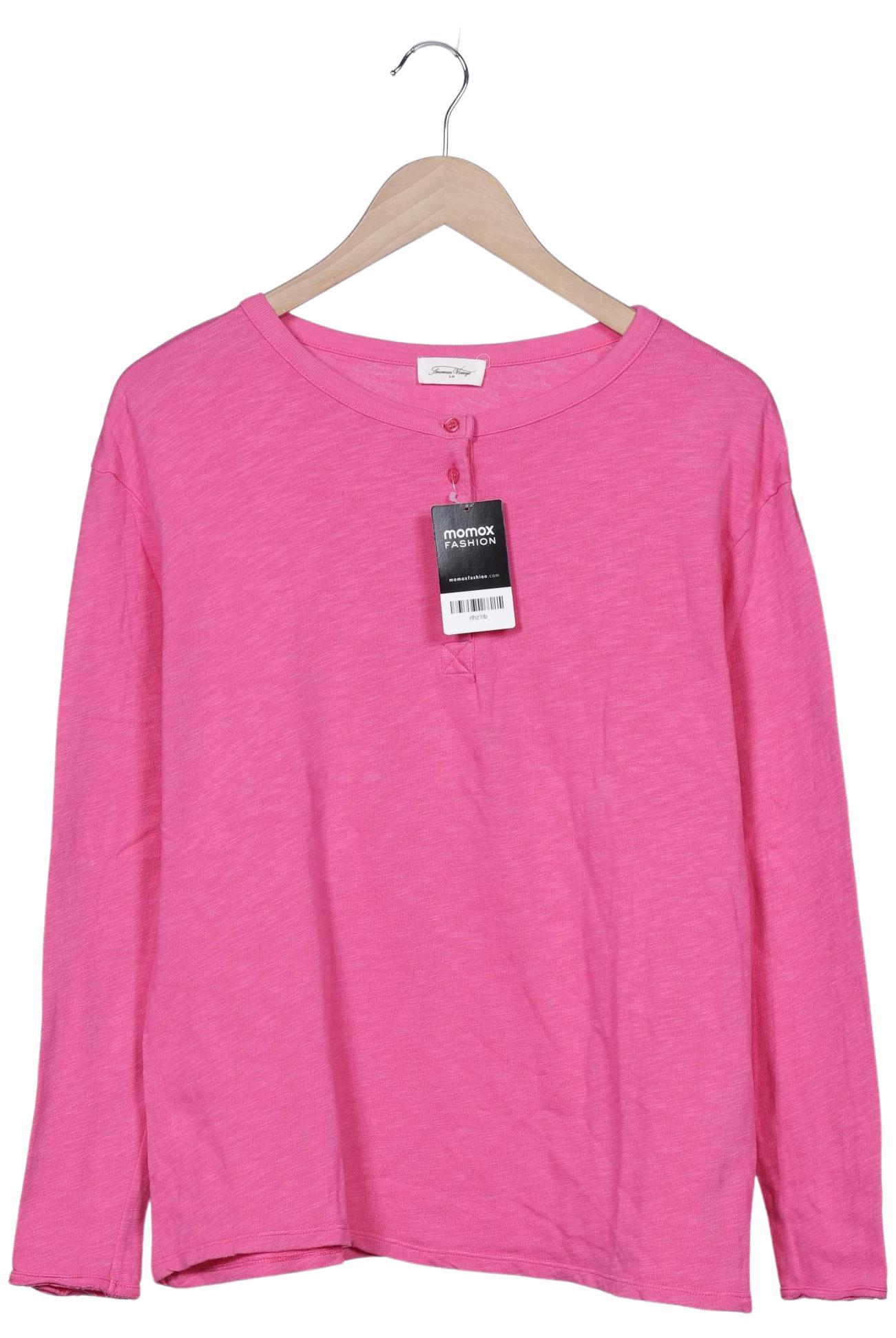 

American Vintage Damen Langarmshirt, pink, Gr. 42