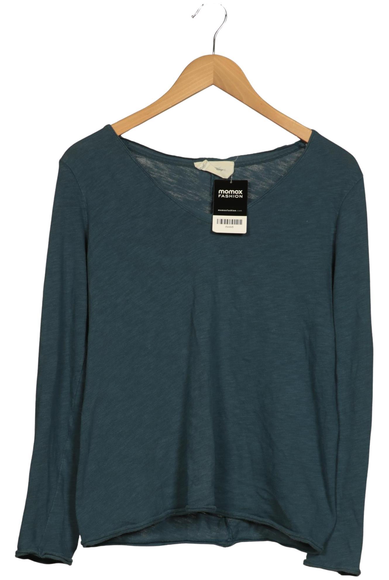 

American Vintage Damen Langarmshirt, türkis, Gr. 38