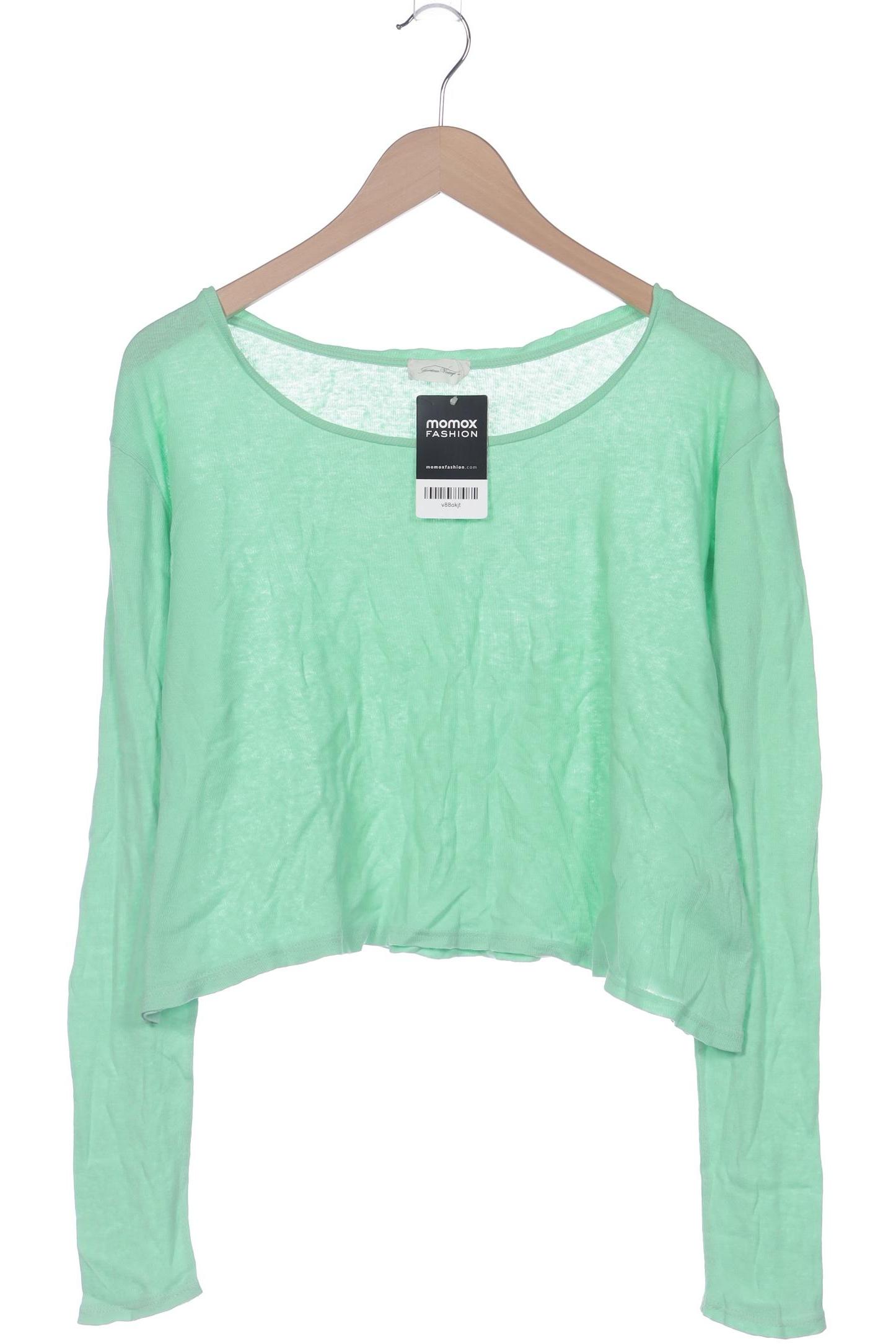 

American Vintage Damen Langarmshirt, grün, Gr. 36