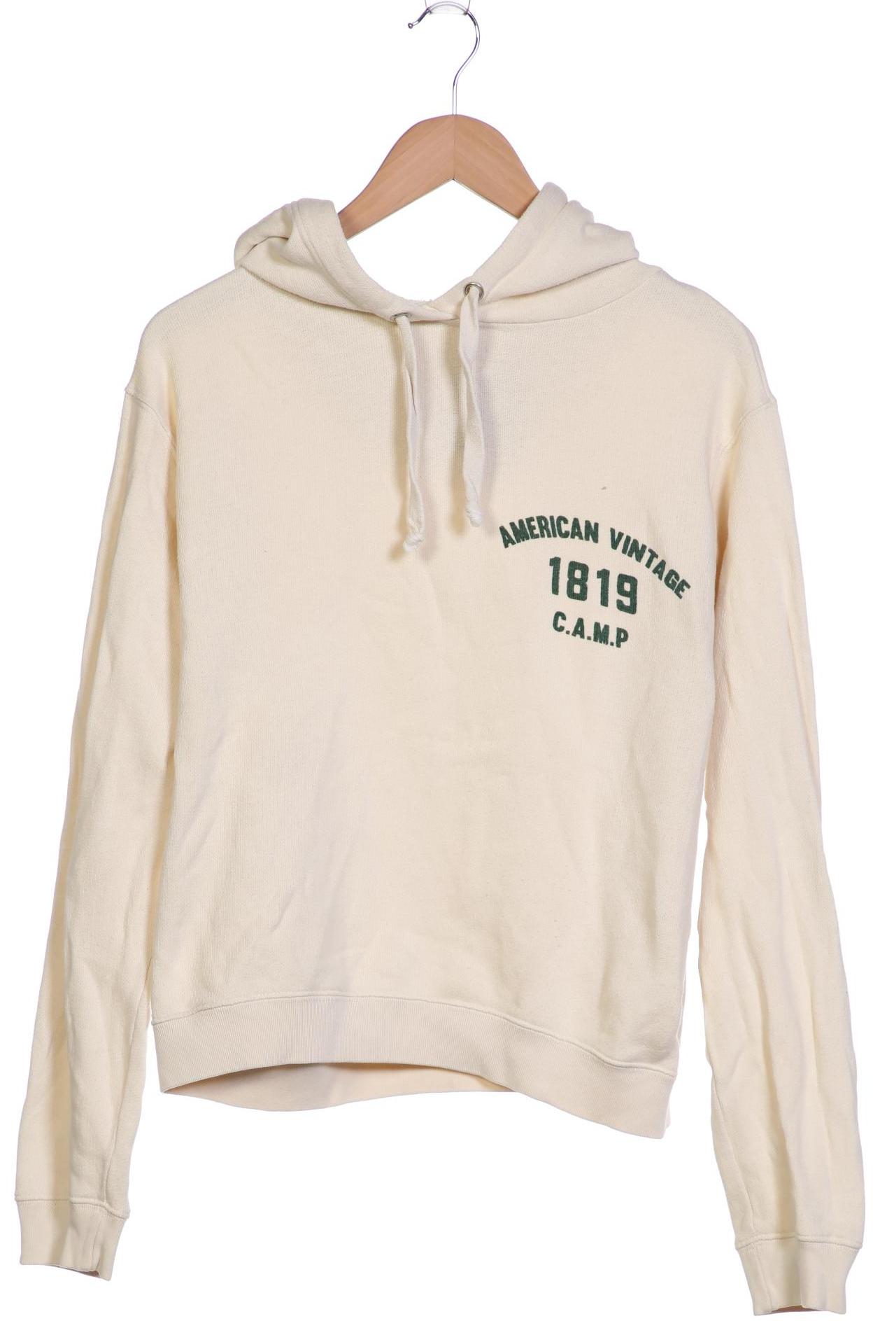 

American Vintage Damen Kapuzenpullover, cremeweiß